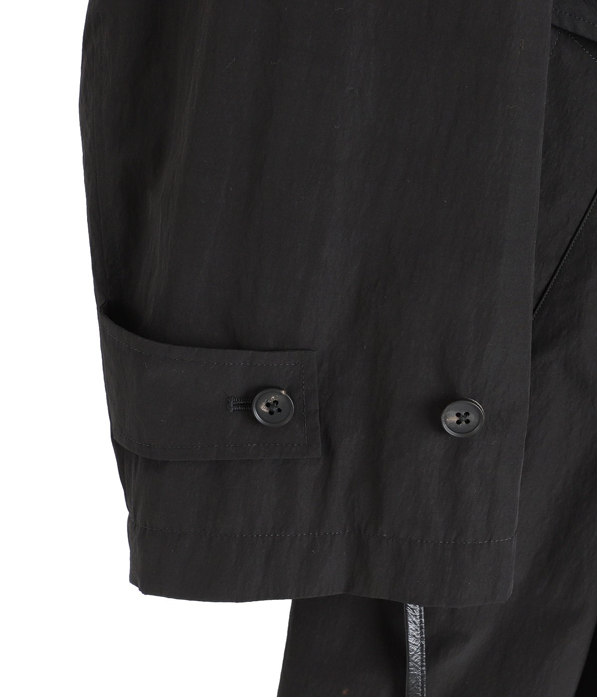 WINDPROOF NYLON DOUBLE BREASTED COAT | ssstein(シュタイン