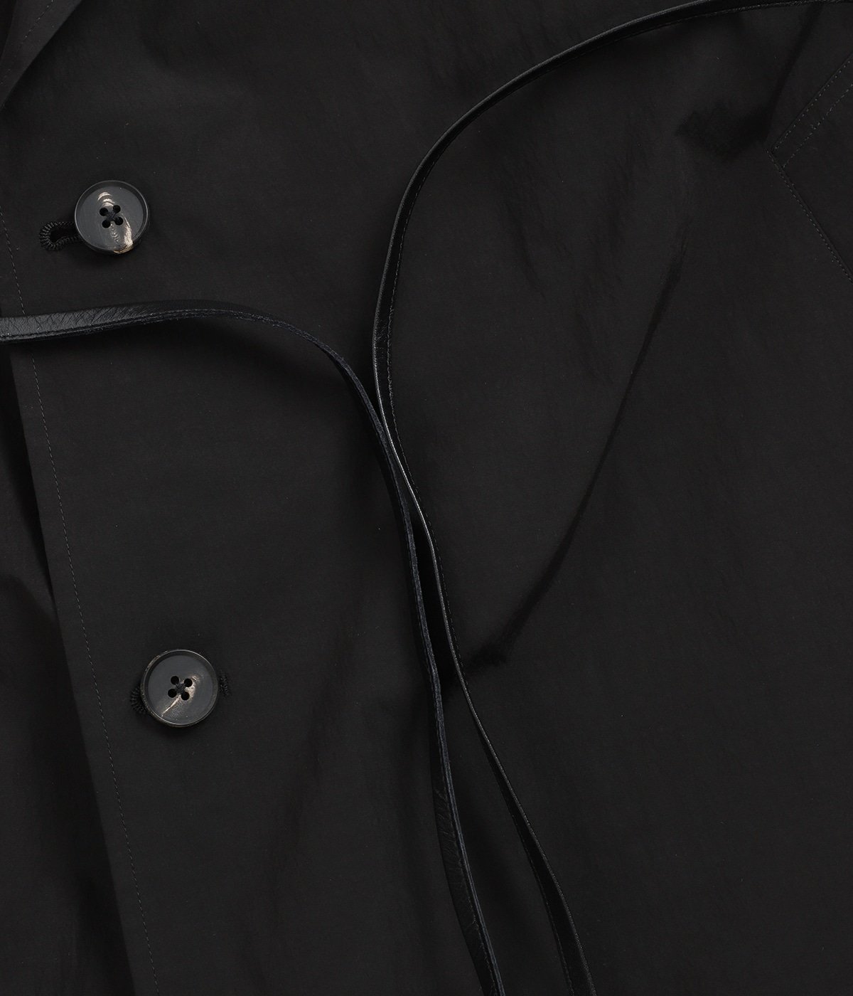 WINDPROOF NYLON DOUBLE BREASTED COAT | ssstein(シュタイン