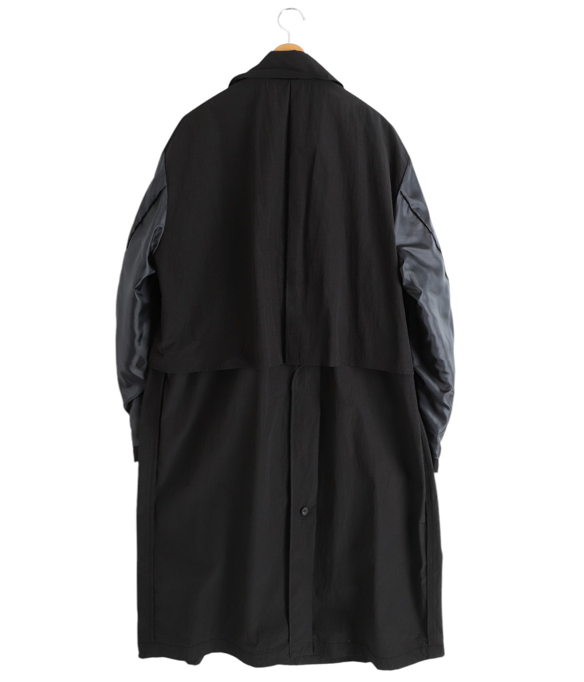 ジャケット・アウター ssstein Windproof Nylon Breasted Jacket ssstein | WINDPROOF NYLON DOUBLE BREASTED COAT – session