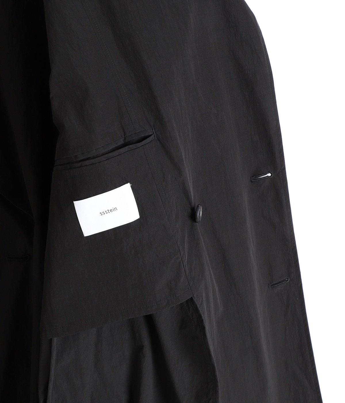 新品 ssstein ウィンドプルーフナイロンダブルブレステッドコート 25ss 新品 ssstein ウィンドプルーフナイロンダブルブレステッドコート 25ss
