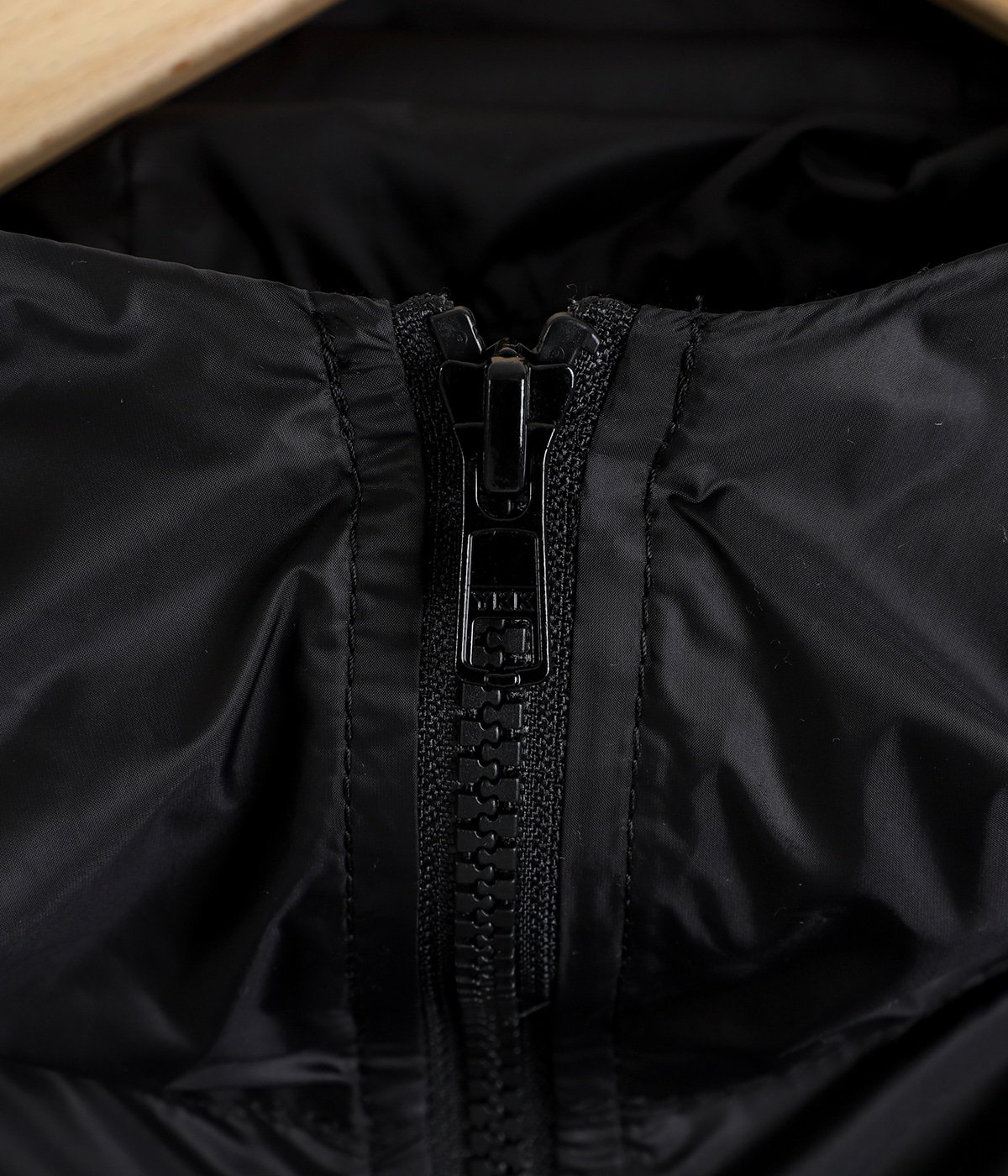 EXTRA LIGHT NYLON SHIRRED ZIP HOOD JACKET | ssstein