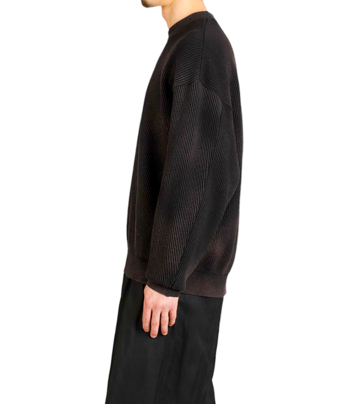 DISCOLORATION RIB KNIT LS | ssstein(シュタイン) / トップス DISCOLORATION RIB KNIT LS | ssstein(シュタイン) / トップス
