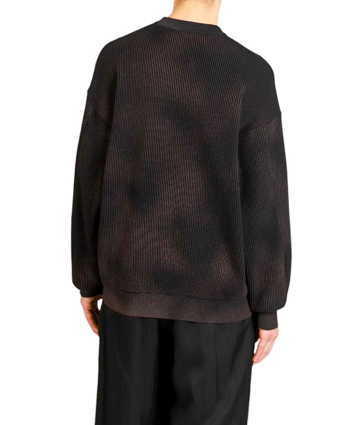DISCOLORATION RIB KNIT LS | ssstein(シュタイン) / トップス DISCOLORATION RIB KNIT LS | ssstein(シュタイン) / トップス