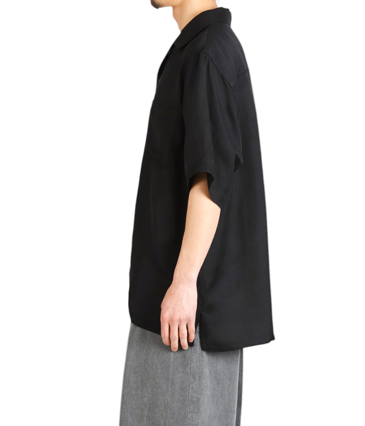 VIS/LI TWILL OVERSIZED OPEN COLLAR SS SHIRT | ssstein(シュタイン