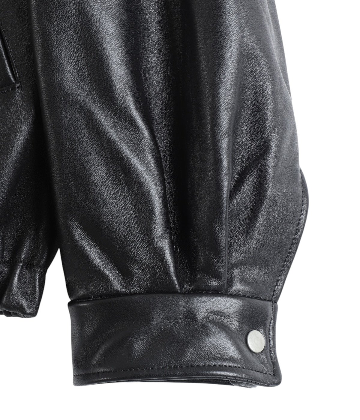 MOUTON COLLAR SHEEP LEATHER ZIP JACKET | ssstein(シュタイン