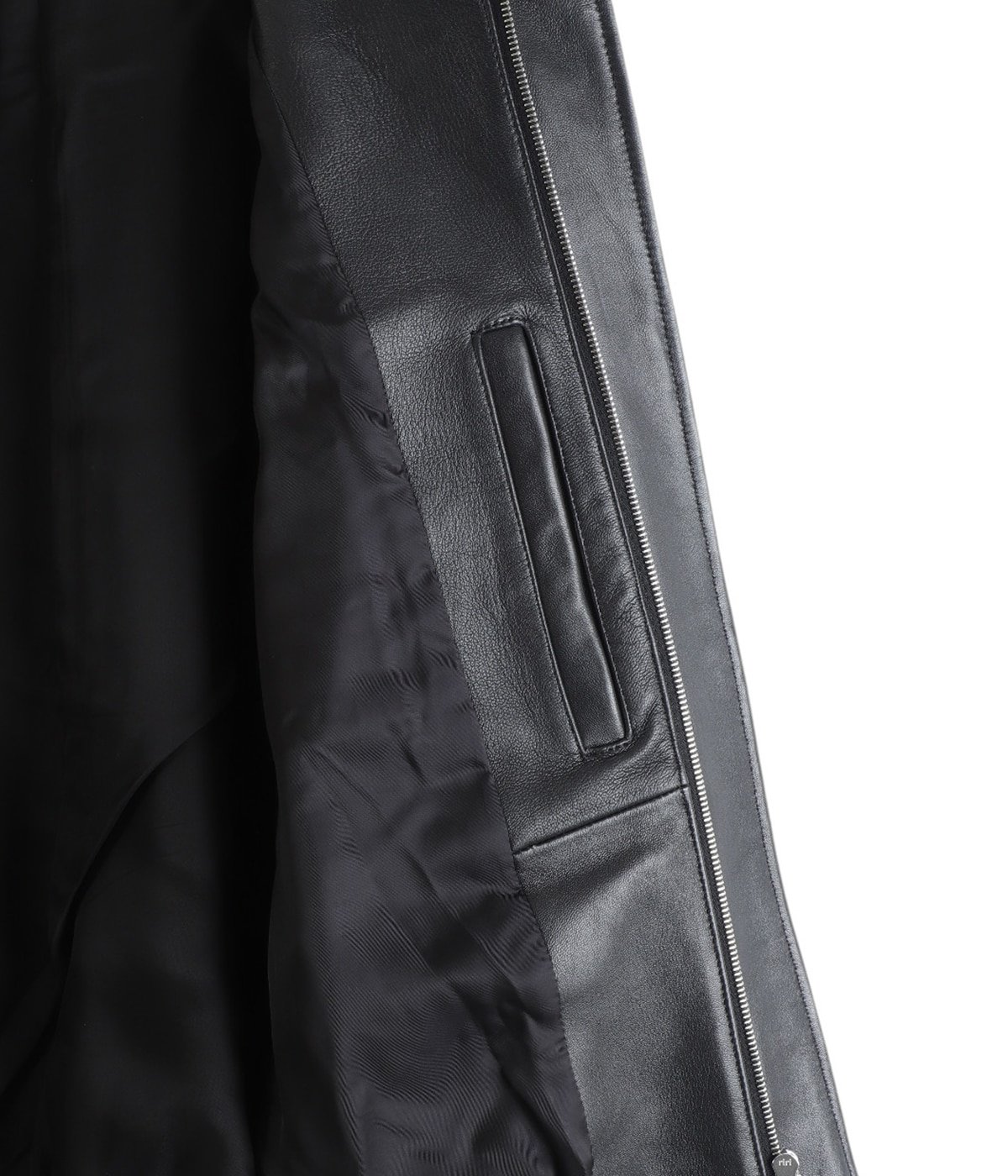 MOUTON COLLAR SHEEP LEATHER ZIP JACKET | ssstein(シュタイン