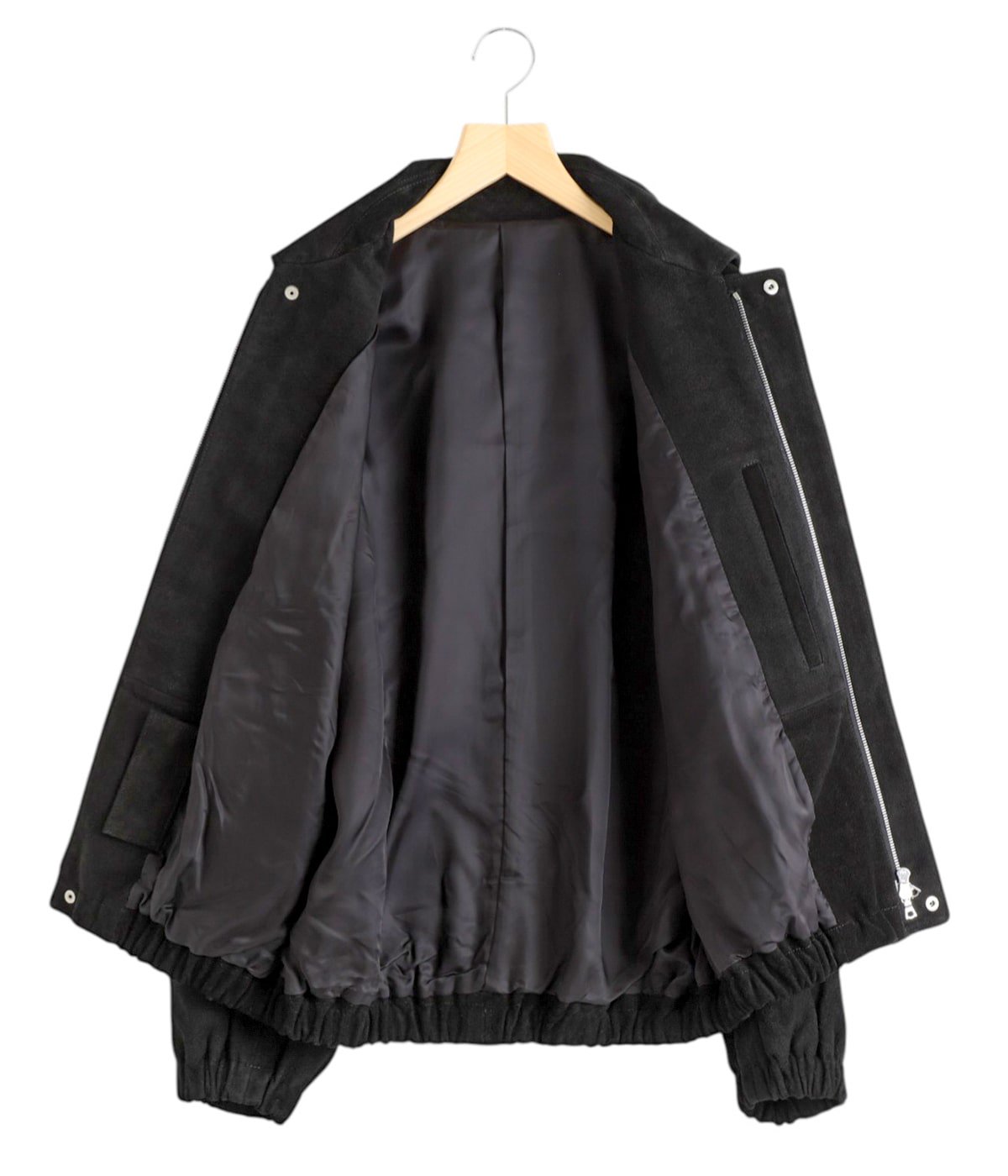 COW SUEDE ZIP SHORT JACKET | ssstein(シュタイン) / アウター