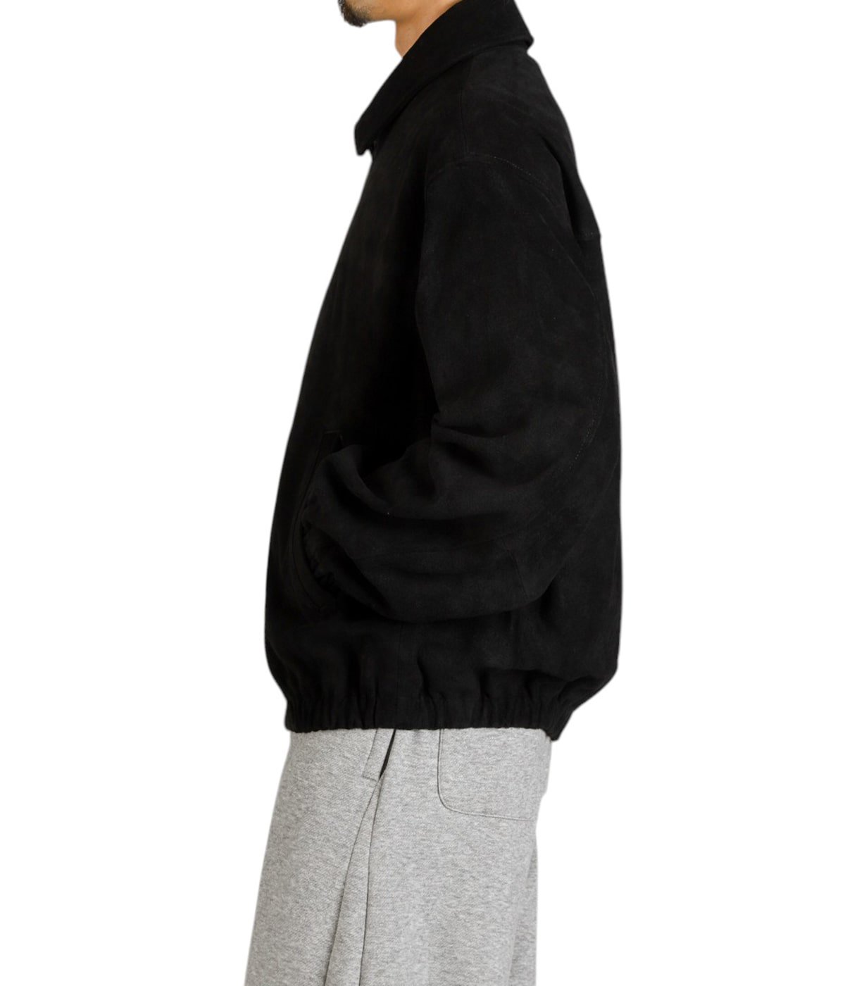 COW SUEDE ZIP SHORT JACKET | ssstein(シュタイン) / アウター