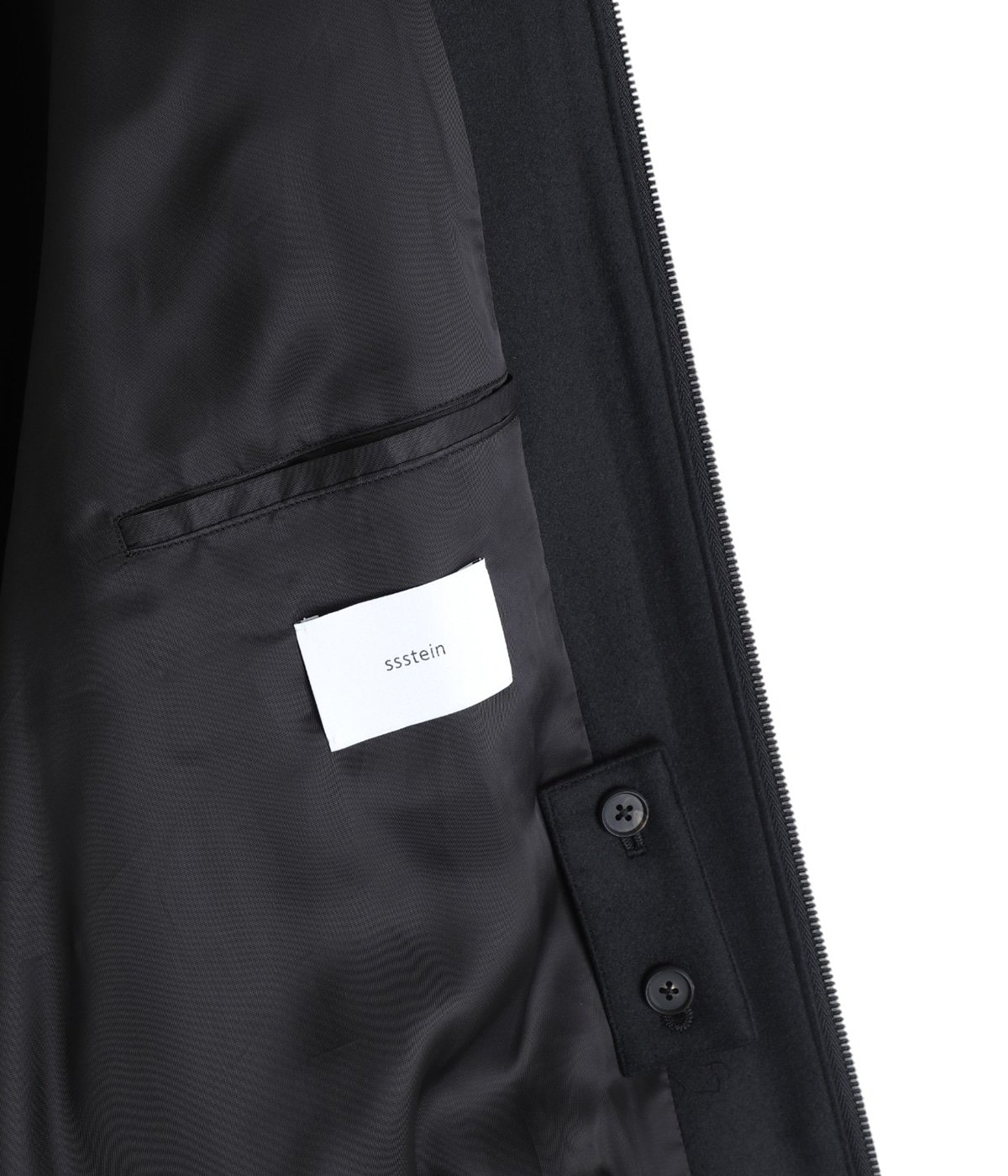 MELTON OVERSIZED ZIP JACKET | ssstein(シュタイン) / アウター