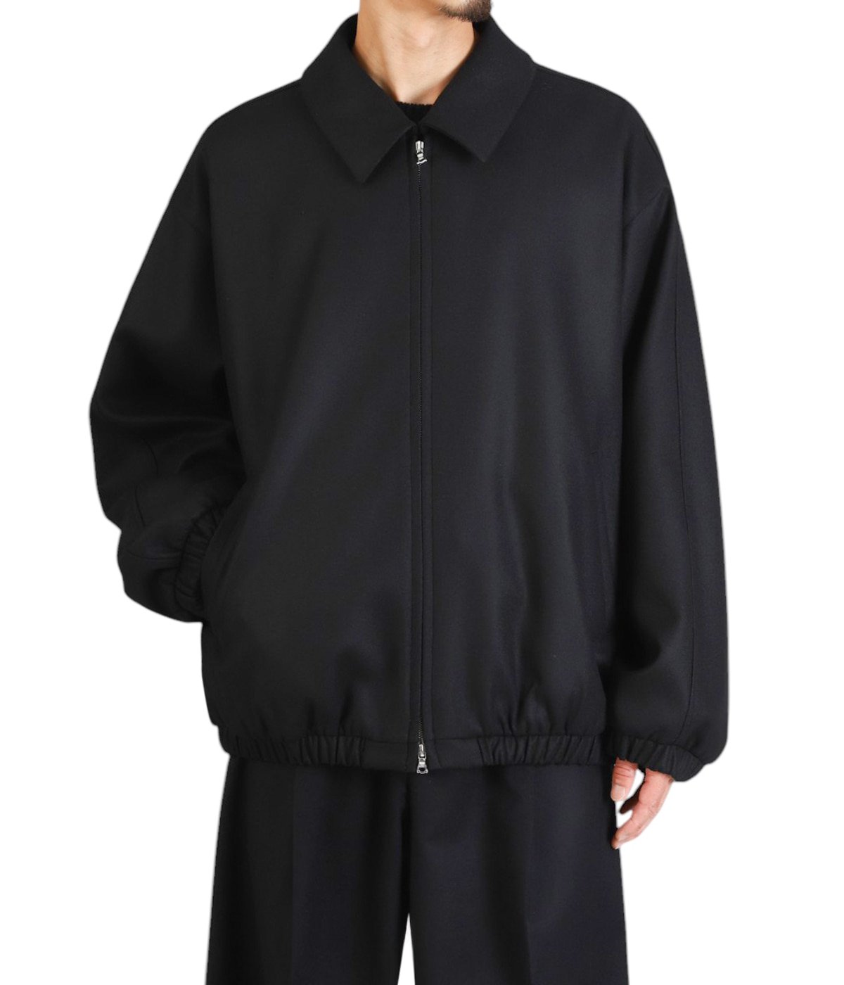 MELTON OVERSIZED ZIP JACKET | ssstein(シュタイン) / アウター