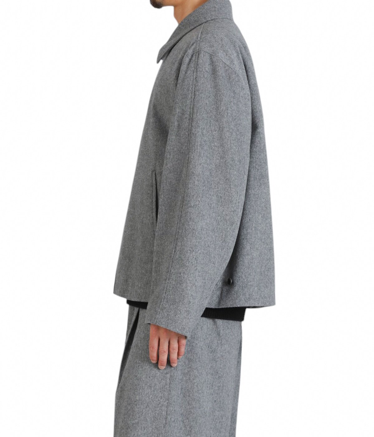 W/CA BEAVER ZIP SHORT JACKET | ssstein(シュタイン) / アウター