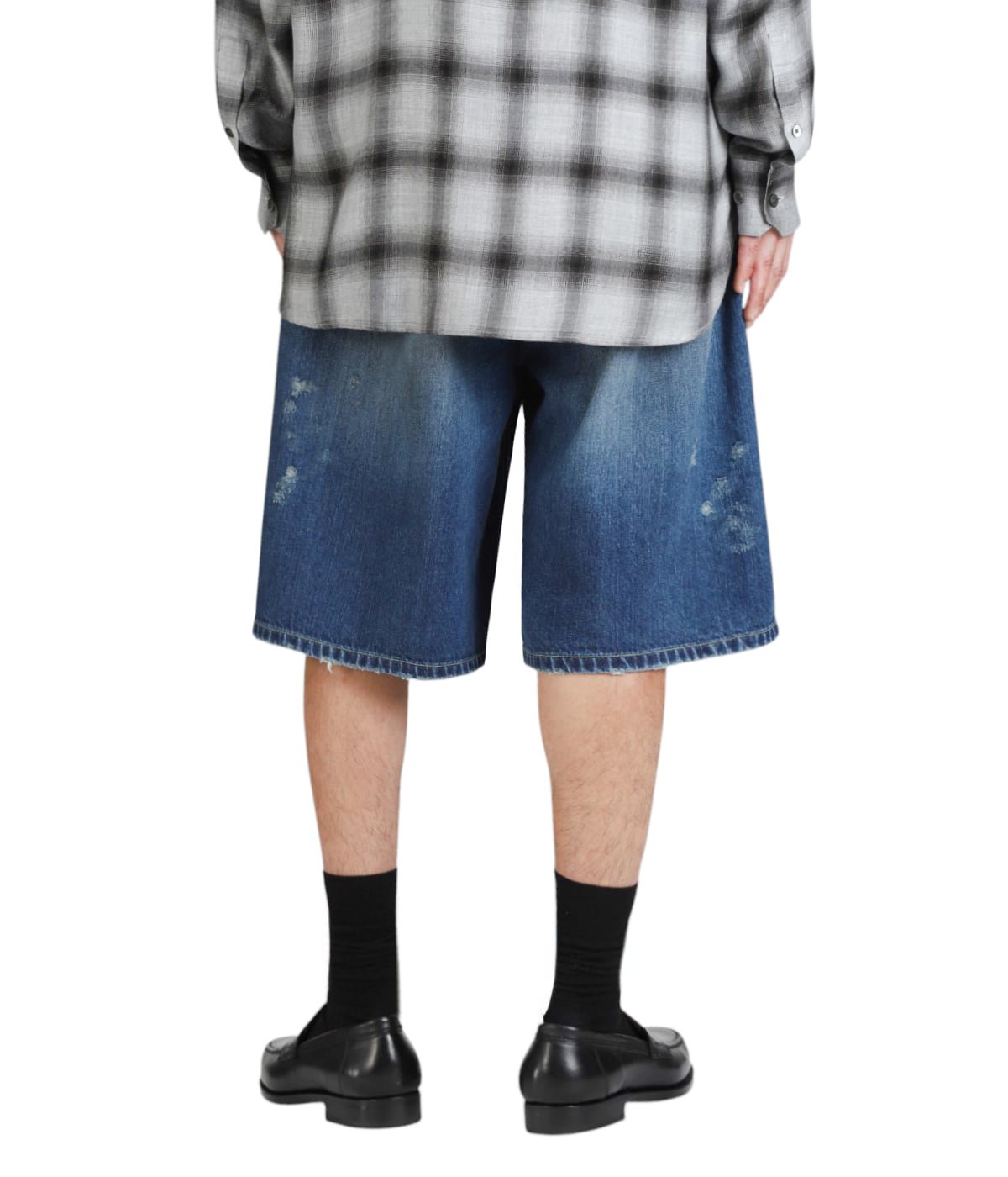 25FW ssstein シュタイン　バギー　デニム　ショーツ　ジーンズ BAGGY DENIM SHORTS | ssstein(シュタイン) / パンツ デニム
