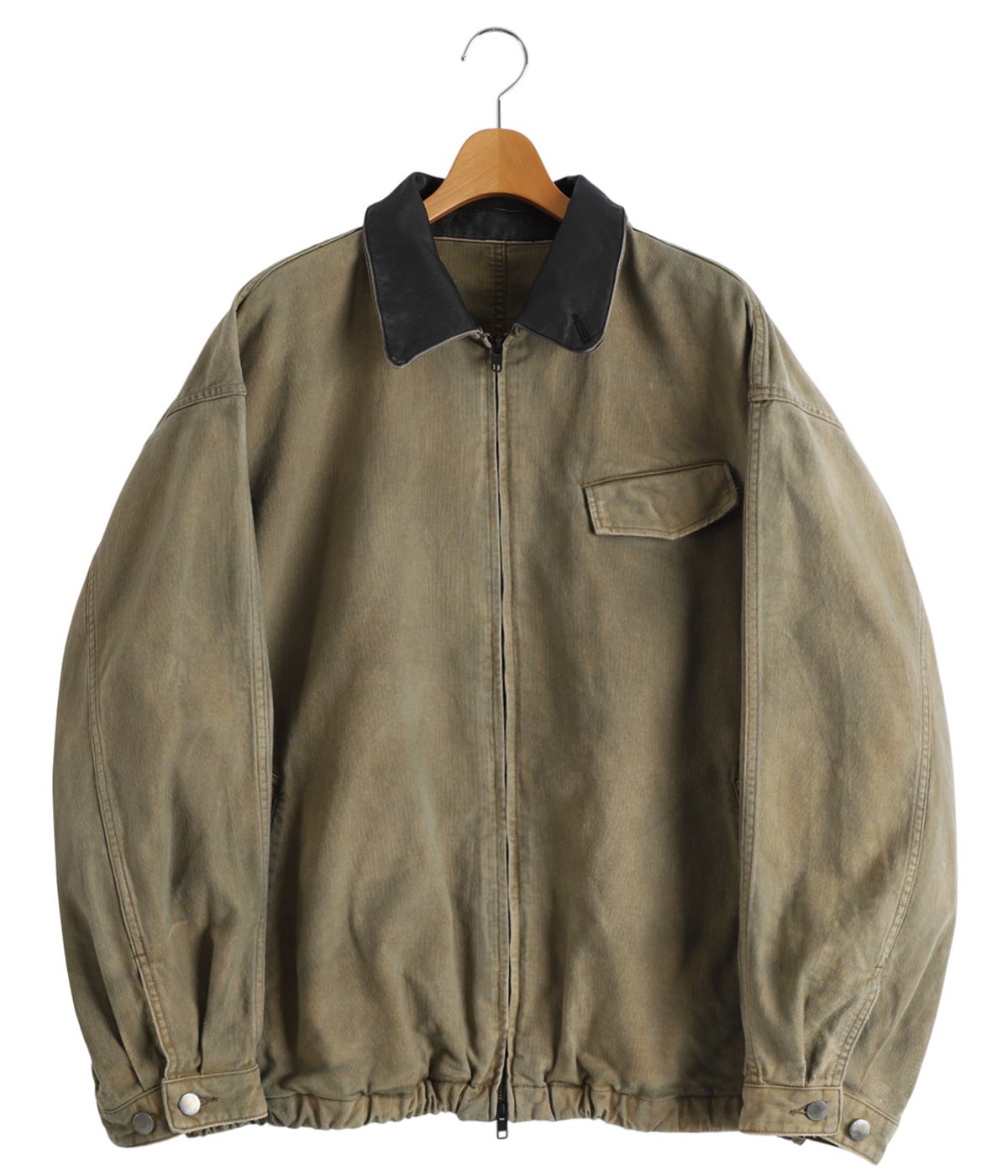 SULFUR DYED WHIP CORD VINTAGE ZIP JACKET | ssstein