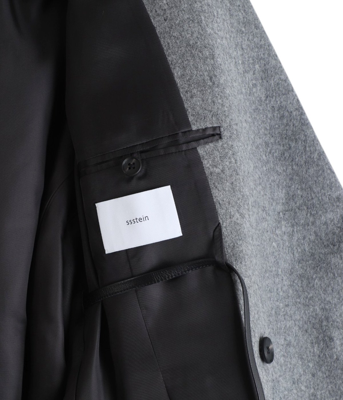 W/CA BEAVER BACK SLASH PEAK LAPEL JACKET | ssstein(シュタイン