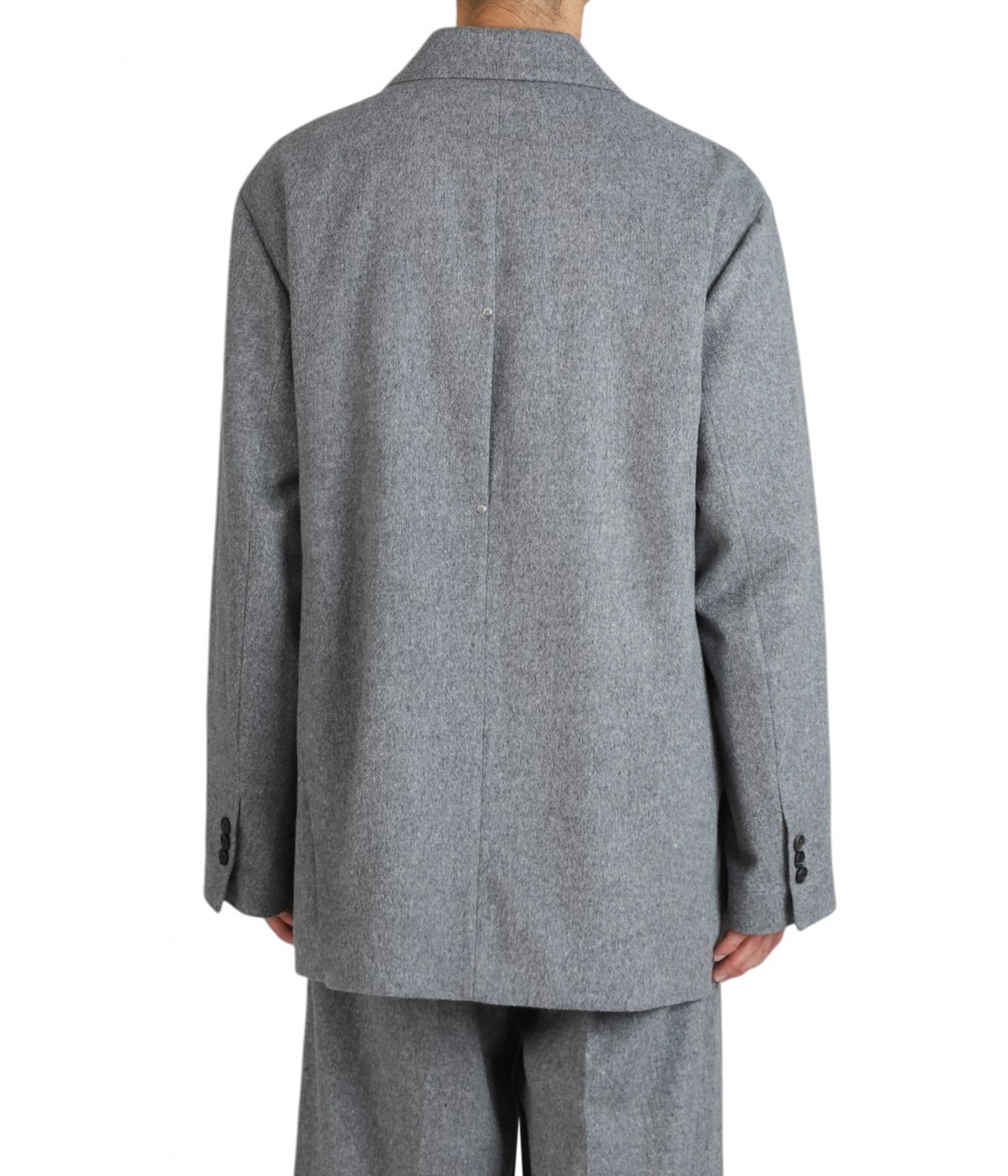 W/CA BEAVER BACK SLASH PEAK LAPEL JACKET | ssstein(シュタイン