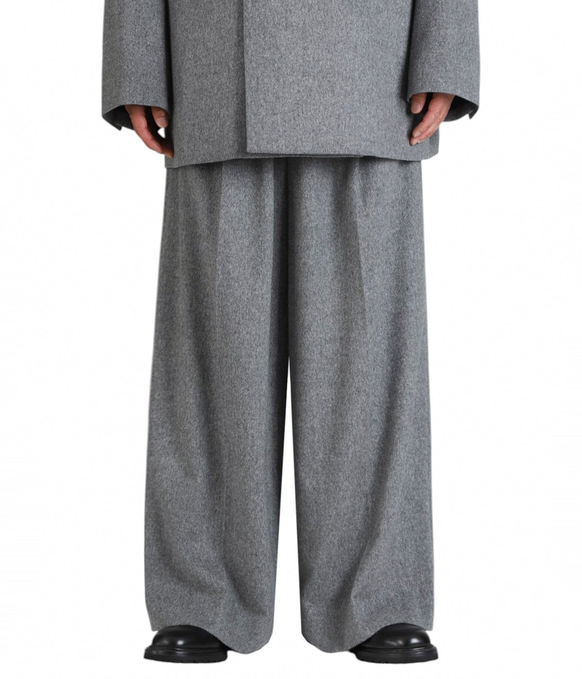 W/CA BEAVER EXTRA WIDE TROUSERS | ssstein(シュタイン) / パンツ