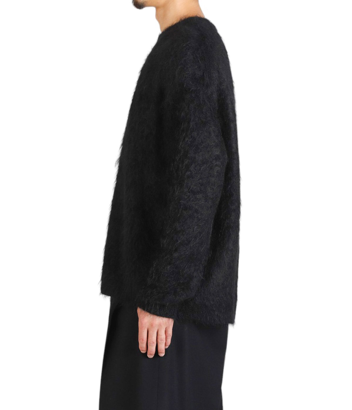 ニット/セーター Kid Mohair Knit Auralee Brushed Super Kid Mohair Knit Sweater - Turquoise | Garmentory