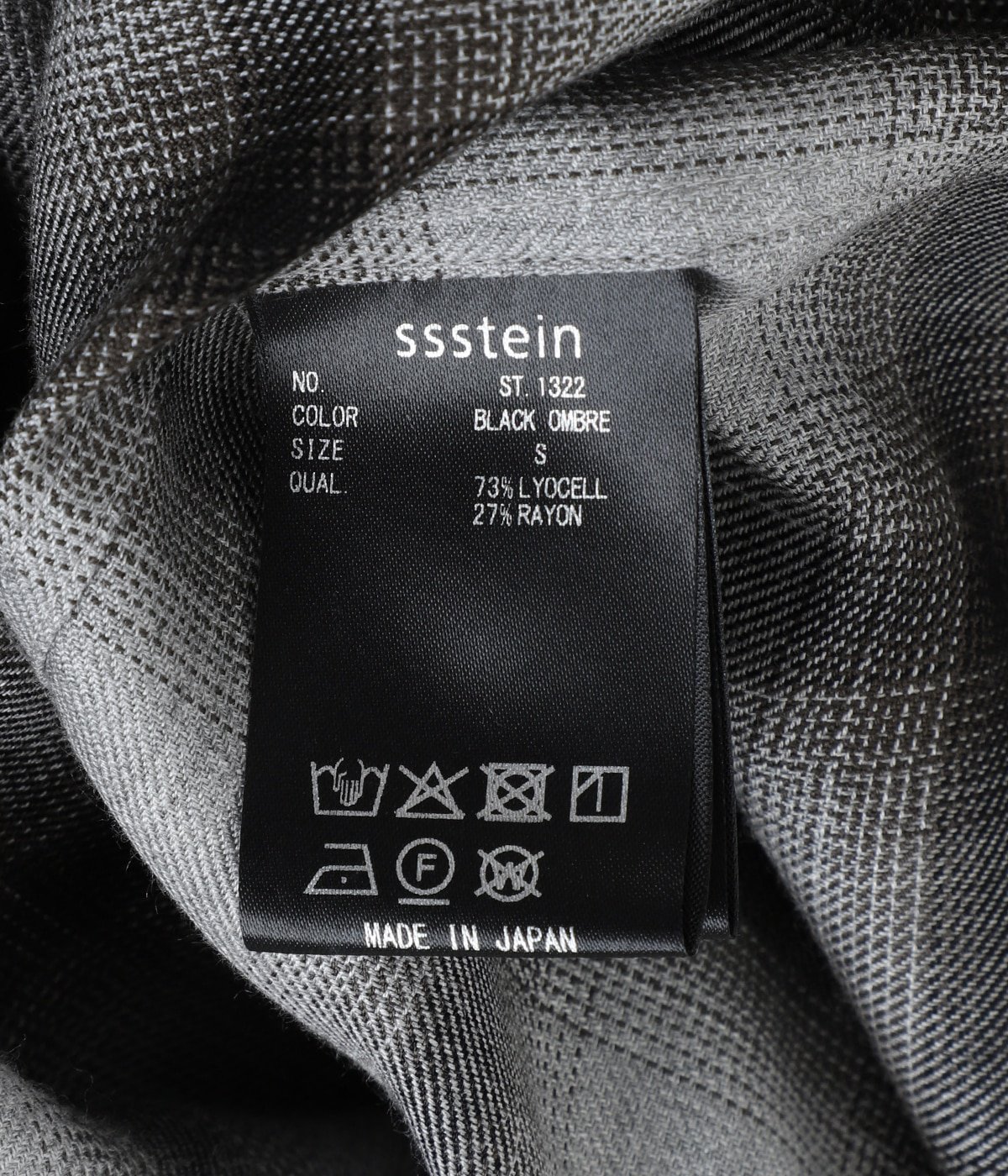 RAYON/LYOCELL CHECK OVERSIZED DOWN PAT SHIRT | ssstein(シュタイン