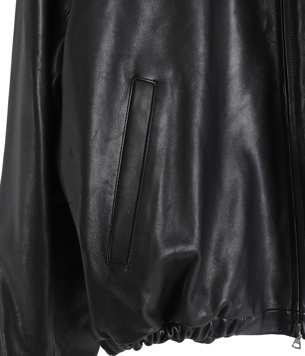 LAMBS LEATHER LIGHT ZIP JACKET | ssstein(シュタイン) / アウター