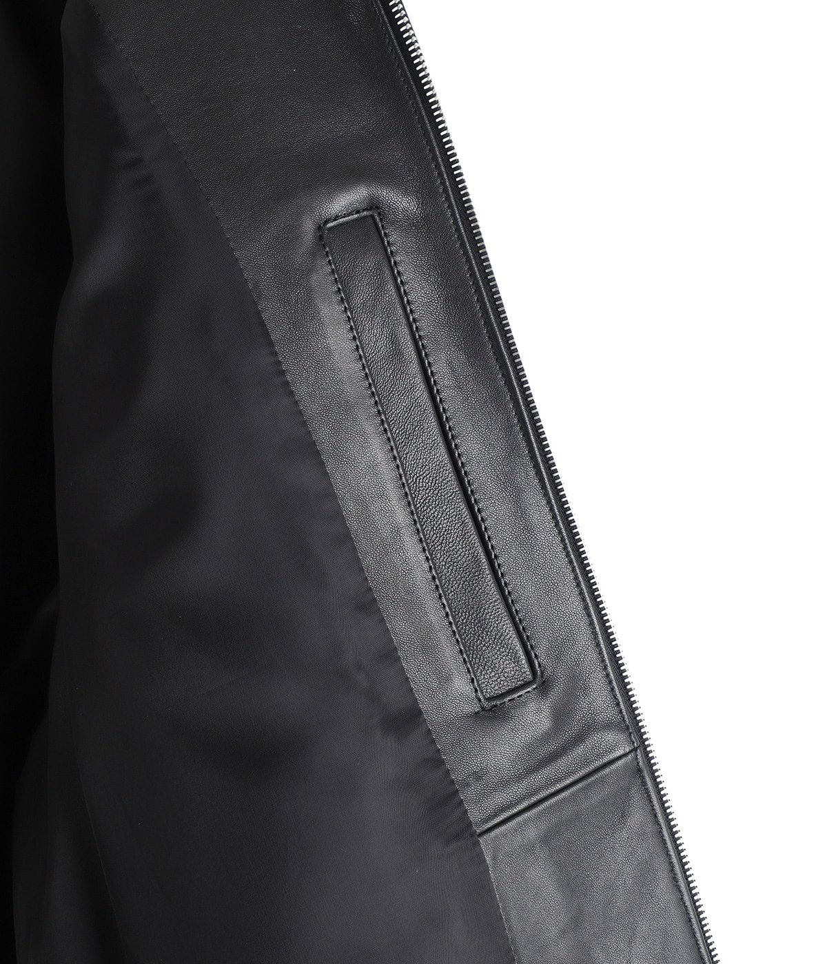 LAMBS LEATHER LIGHT ZIP JACKET | ssstein(シュタイン) / アウター