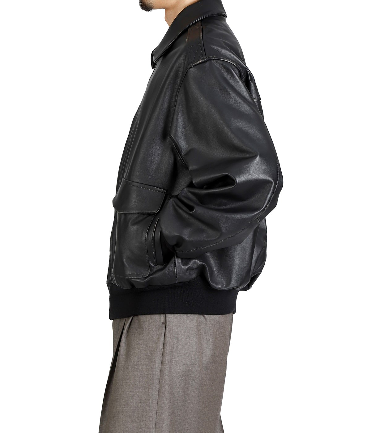 ジャケット・アウター ssstein CowLeather Vintage Flight Jacket ssstein - 【残り一点】Cow Leather Vintage Flight Jacket | ACRMTSM