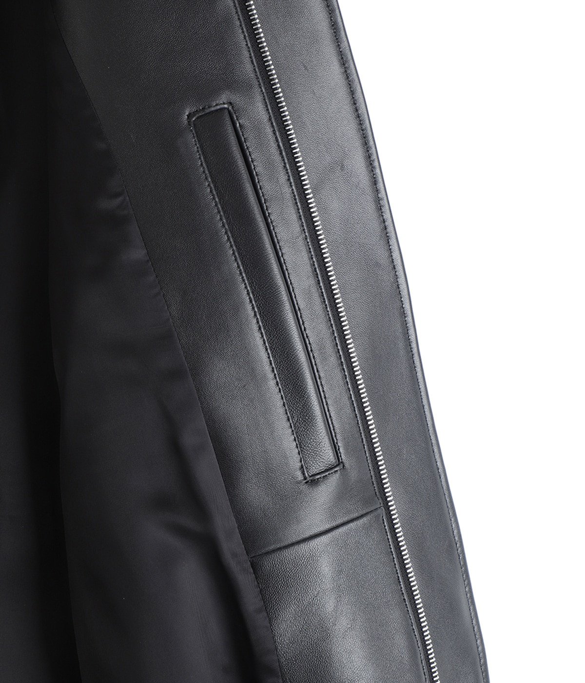 SHEEP LEATHER ZIP SHORT JACKET | ssstein(シュタイン) / アウター