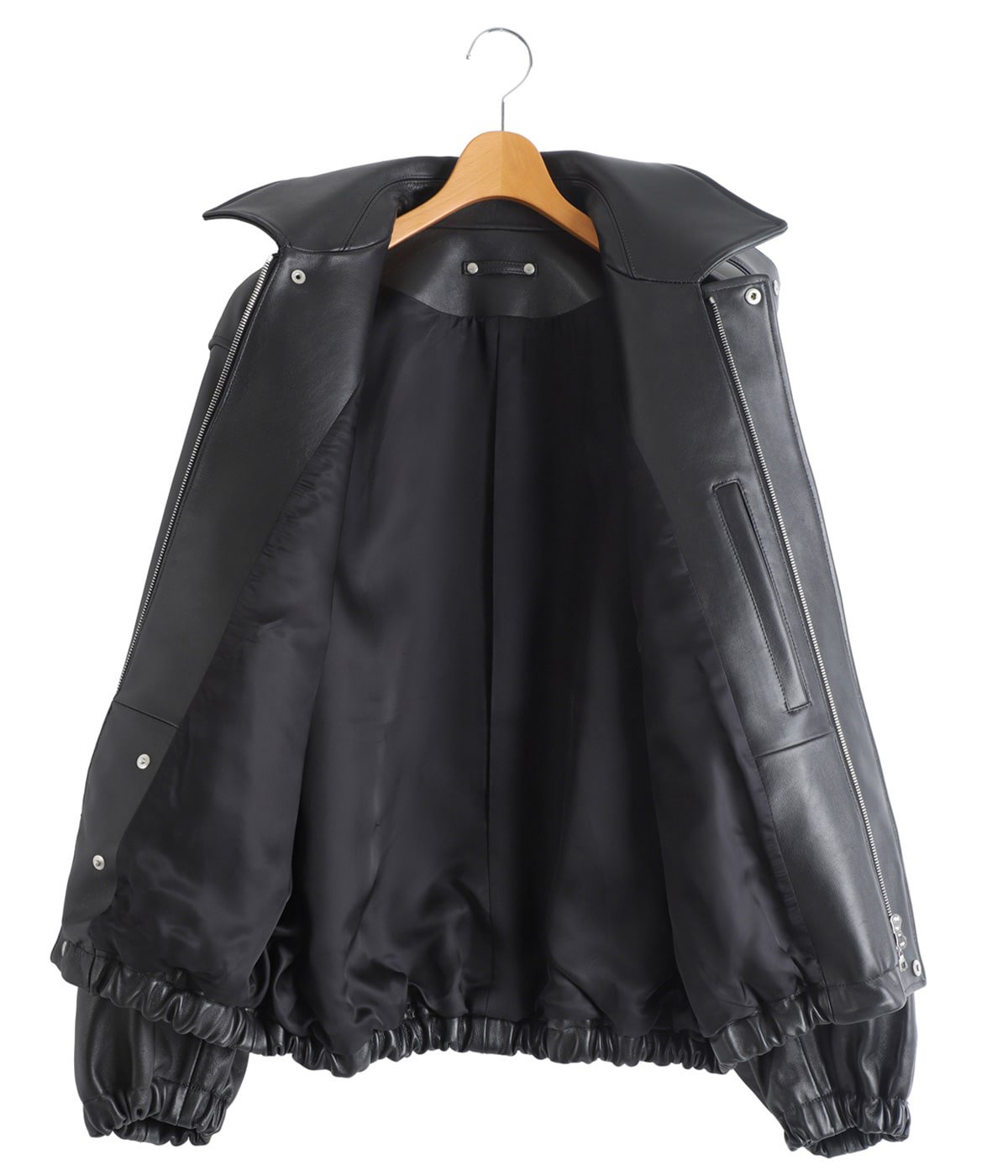 archive レザージャケット SHEEP LEATHER ZIP SHORT JACKET [BLACK] - WUNDER 大阪 セレクト