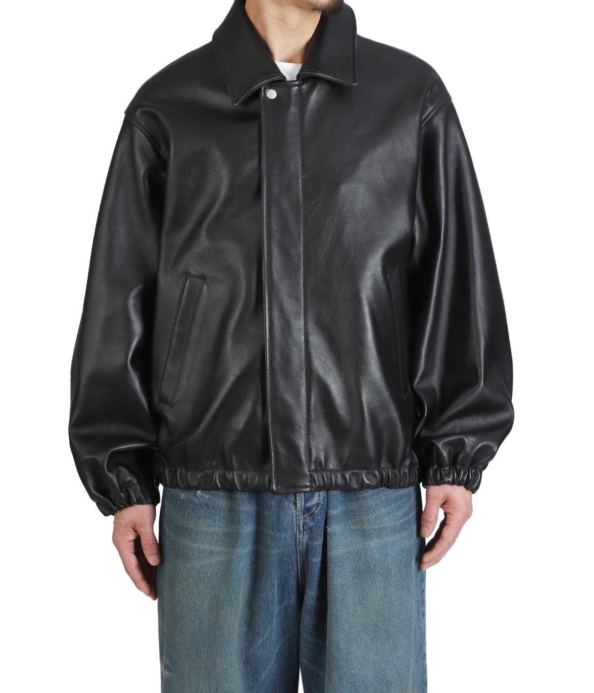 ジャケット・アウター SHEEP LEATHER ZIP SHORT JACKET L SHEEP LEATHER ZIP SHORT JACKET | SSSTEIN
