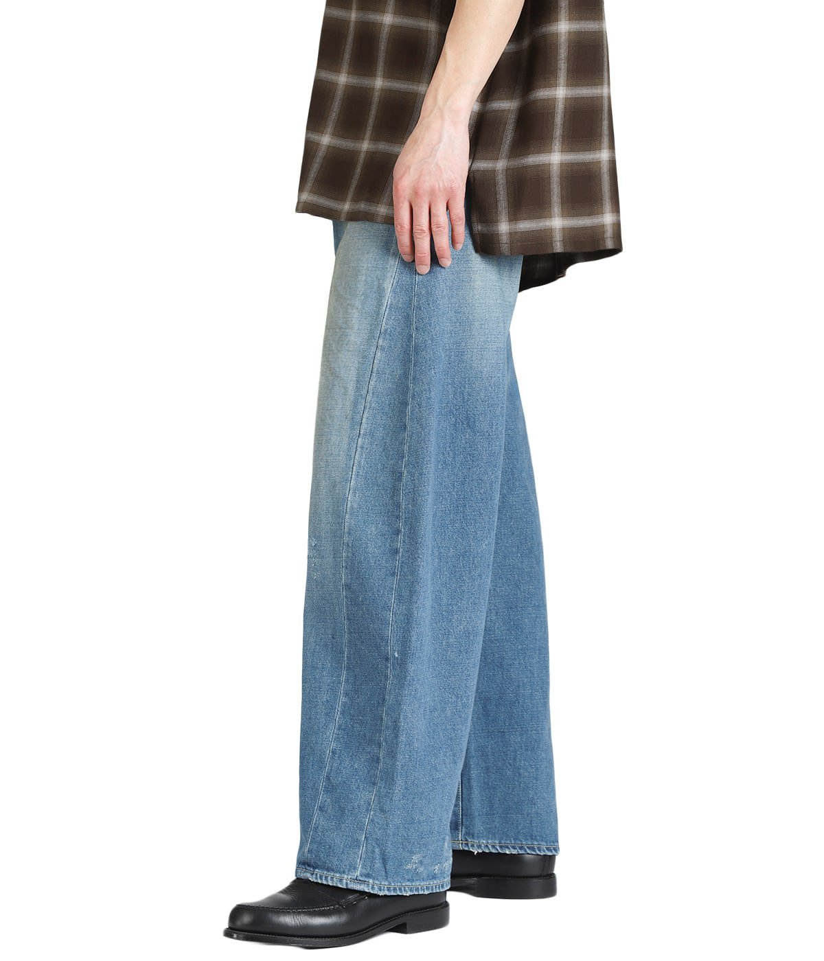 DEFORMATION WIDE DENIM JEANS | ssstein(シュタイン) / パンツ デニム
