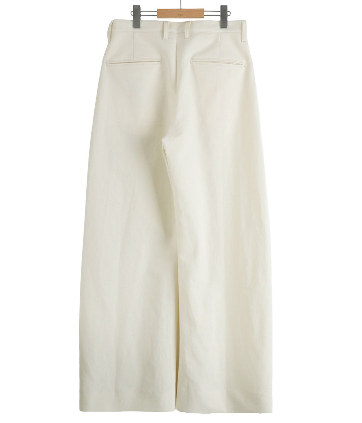 DOUBLE WEAVE COTTON ROUND PANTS | ssstein(シュタイン) / パンツ