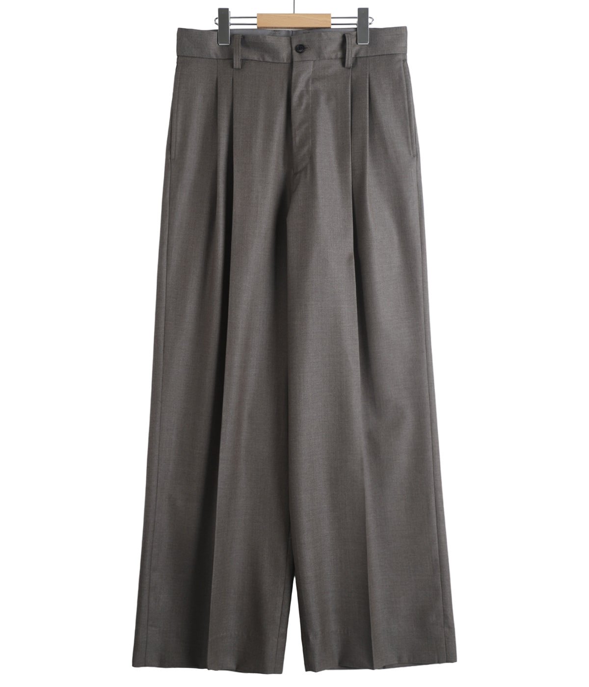 EXTRA FINE WOOL LONG WIDE TROUSERS | ssstein(シュタイン) / パンツ