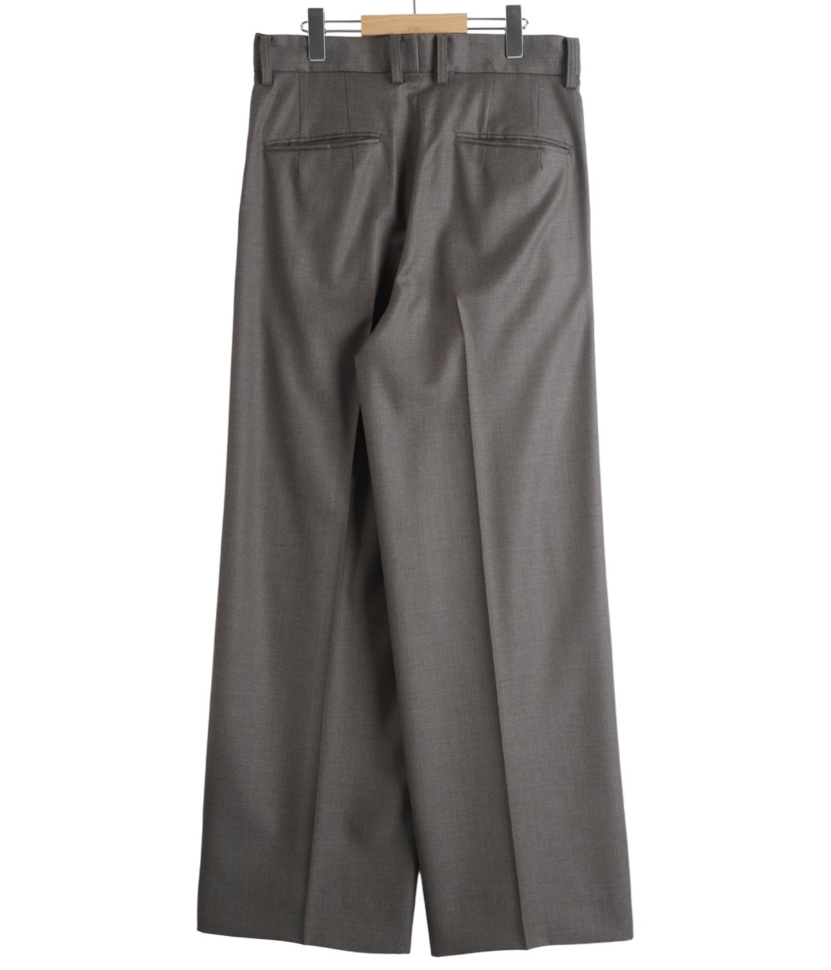 EXTRA FINE WOOL LONG WIDE TROUSERS | ssstein(シュタイン) / パンツ