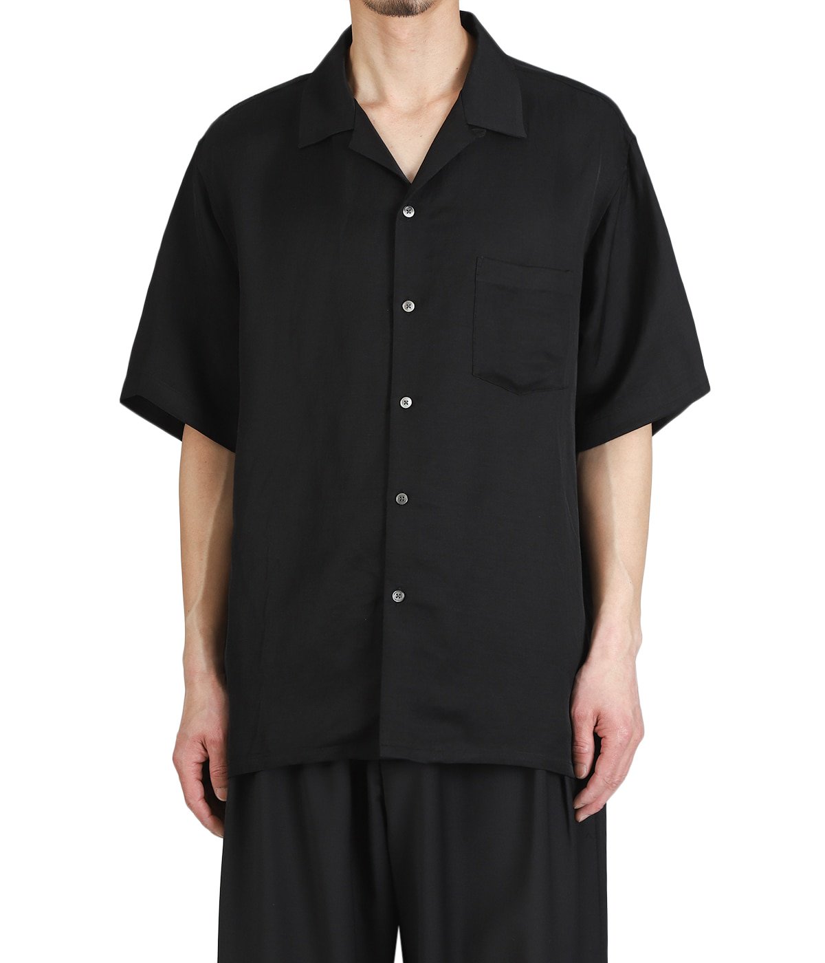 VIS/LI BRIGHT TWILL OPEN COLLAR SS SHIRT | ssstein(シュタイン