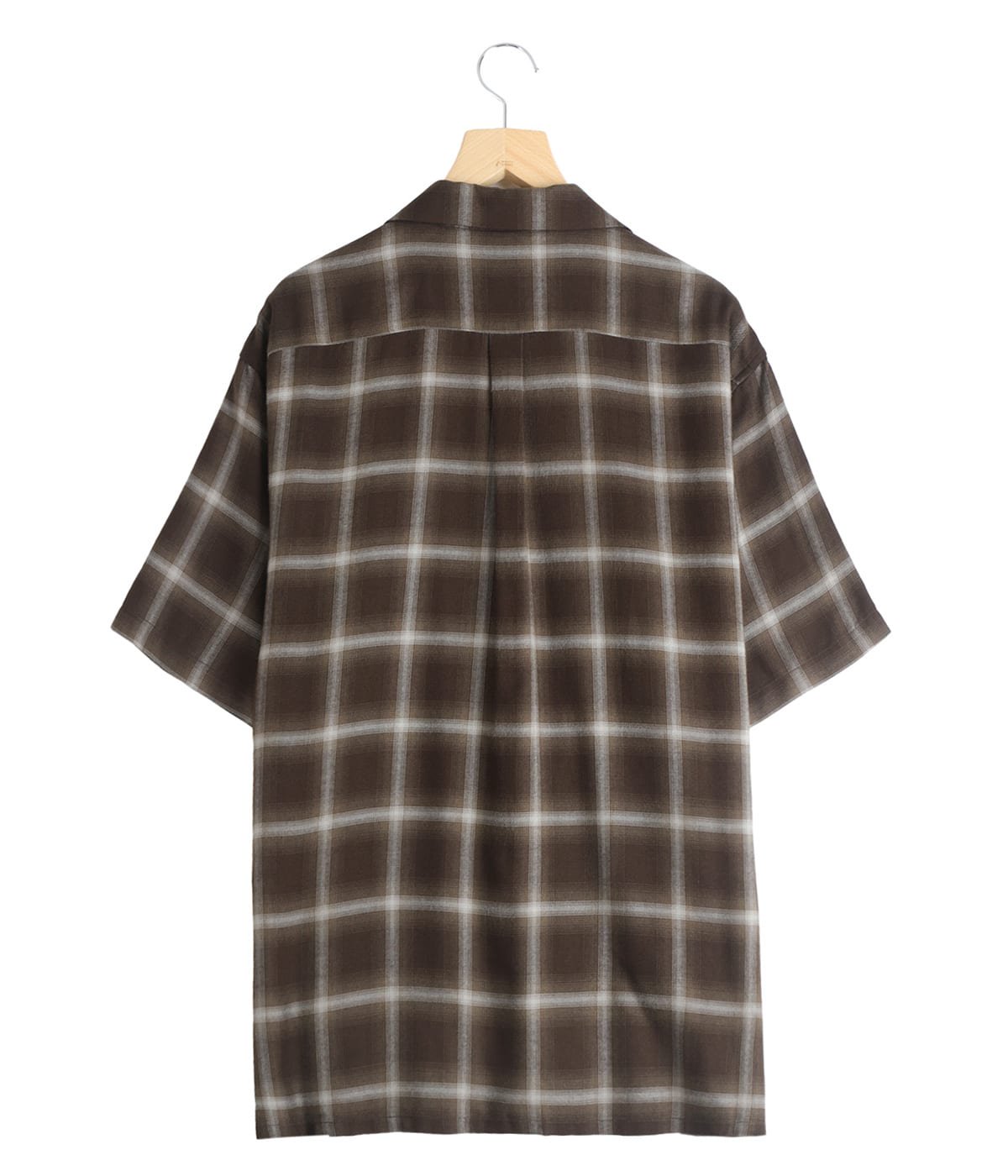 LY/VIS CHECK OVERSIZED OPEN COLLAR SS SHIRT | ssstein(シュタイン