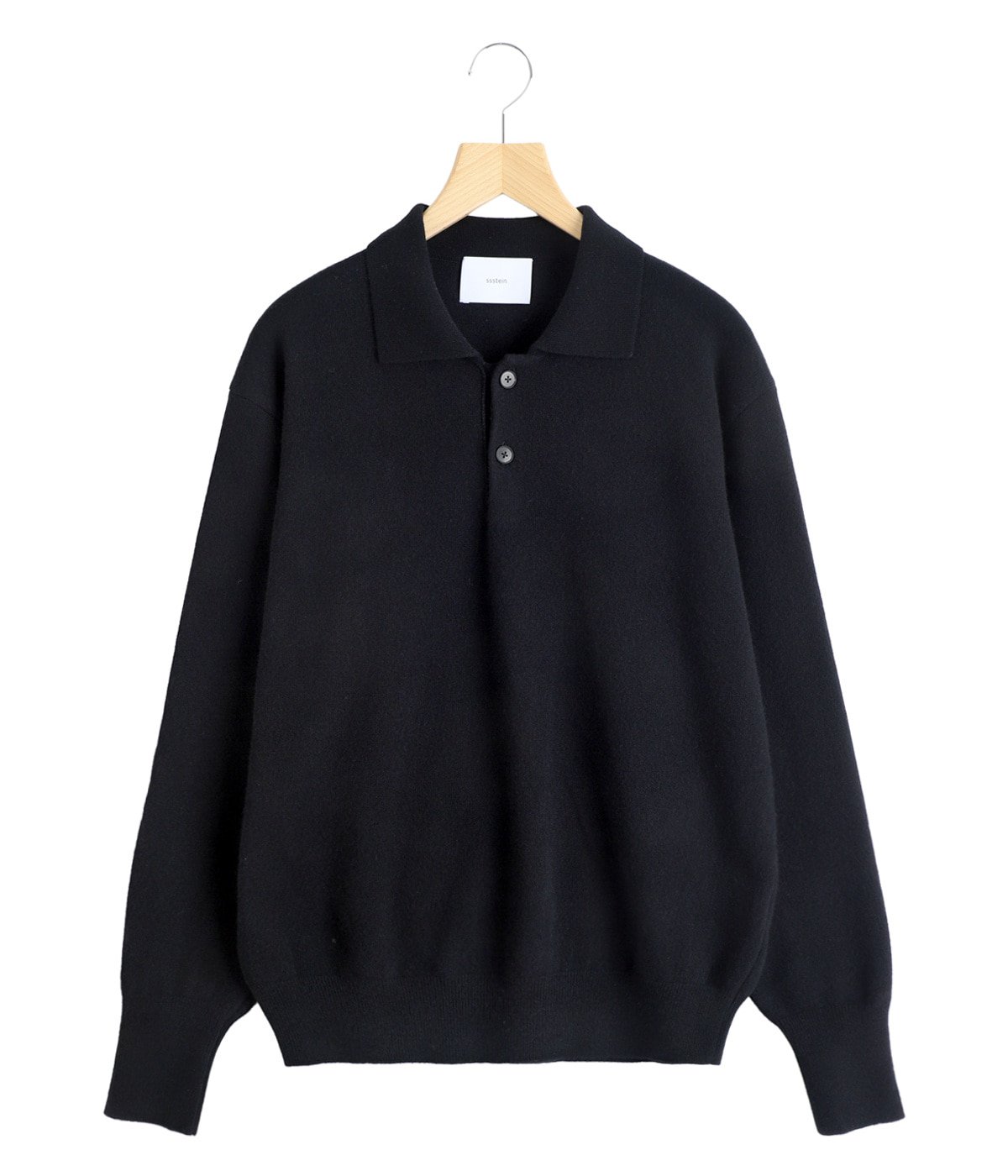 EXTRA FINE WOOL KNIT POLO LS | ssstein(シュタイン) / トップス