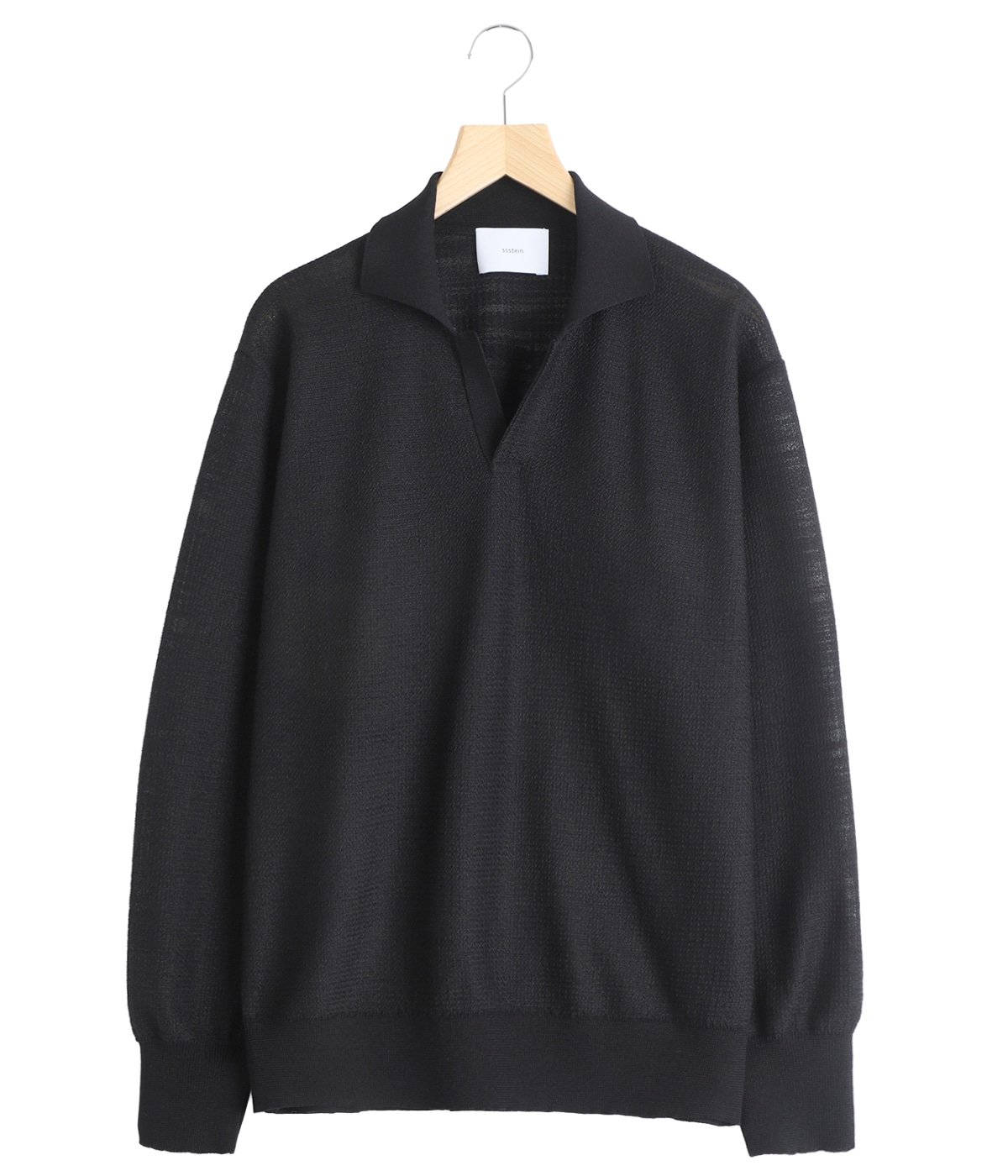 SLUB COTTON KNIT SKIPPER LS | ssstein(シュタイン) / トップス