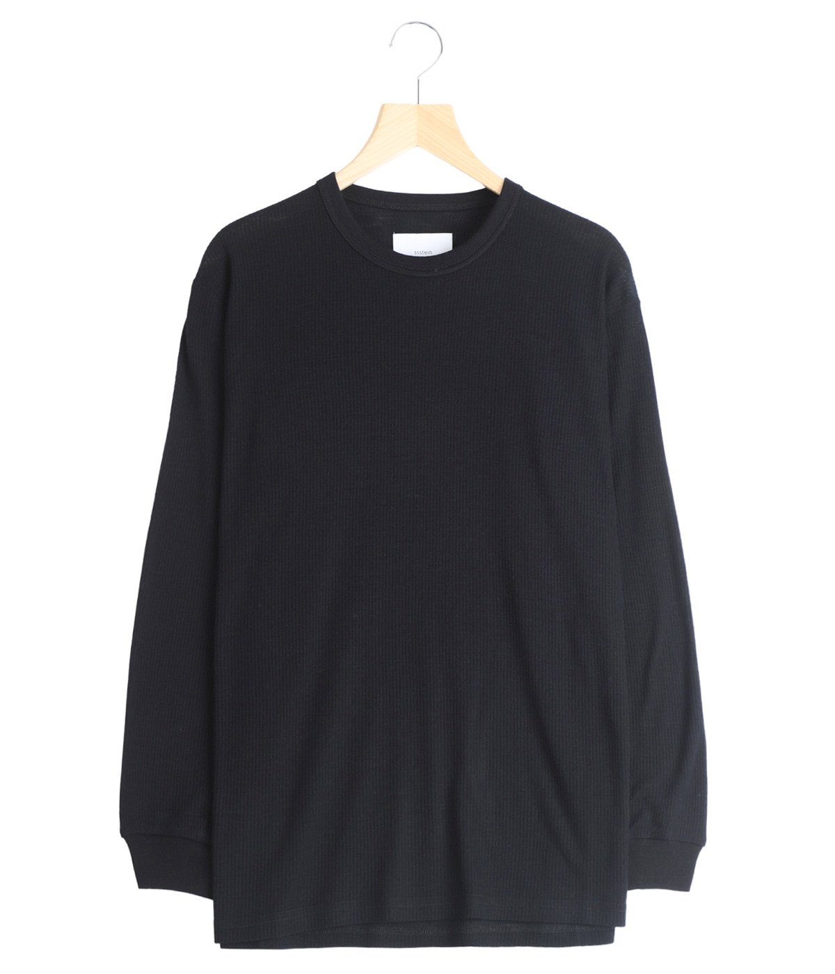 高級♪シュタイン stein オーバーハイネックカットソー ブラック ゆったり stein | シュタイン OVERSIZED HIGH NECK LS(D.NAVY) / オーバーサイズ