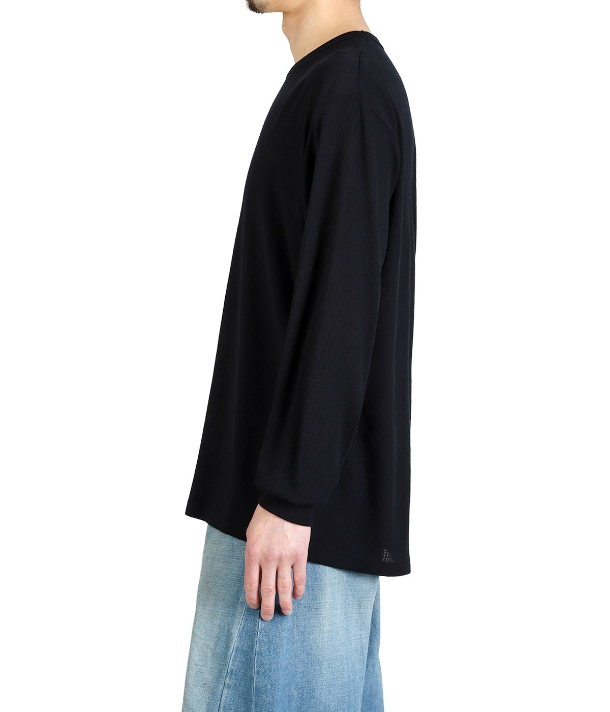 FINE WOOL OVERSIZED LONG SLEEVE TEE | ssstein(シュタイン