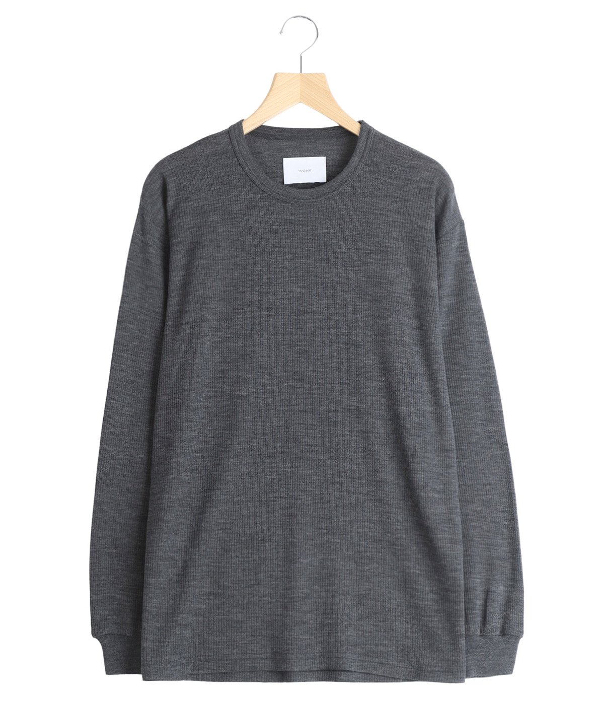 FINE WOOL OVERSIZED LONG SLEEVE TEE | ssstein(シュタイン