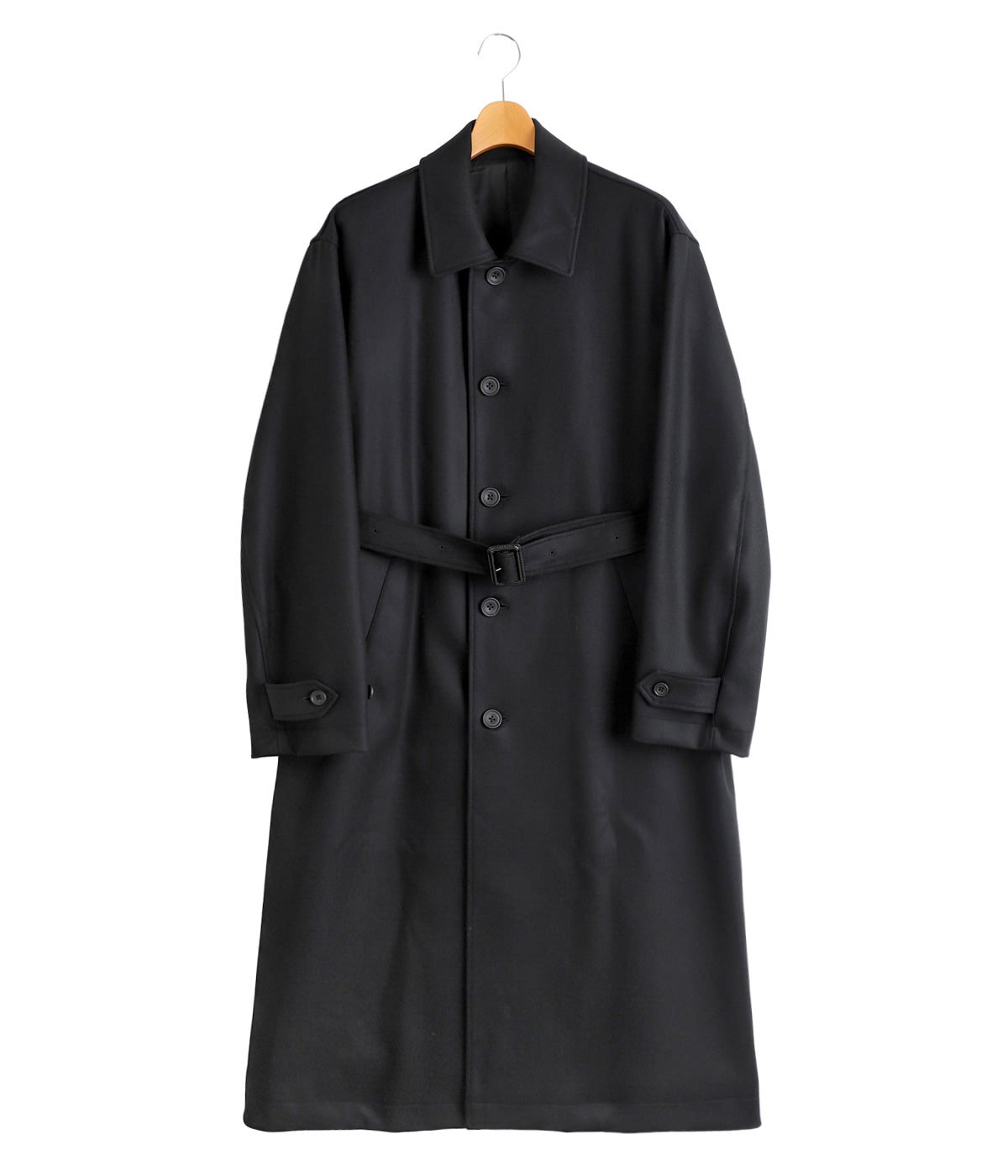 WOOL MELTON OVERSIZED INVESTIGATED COAT | ssstein(シュタイン