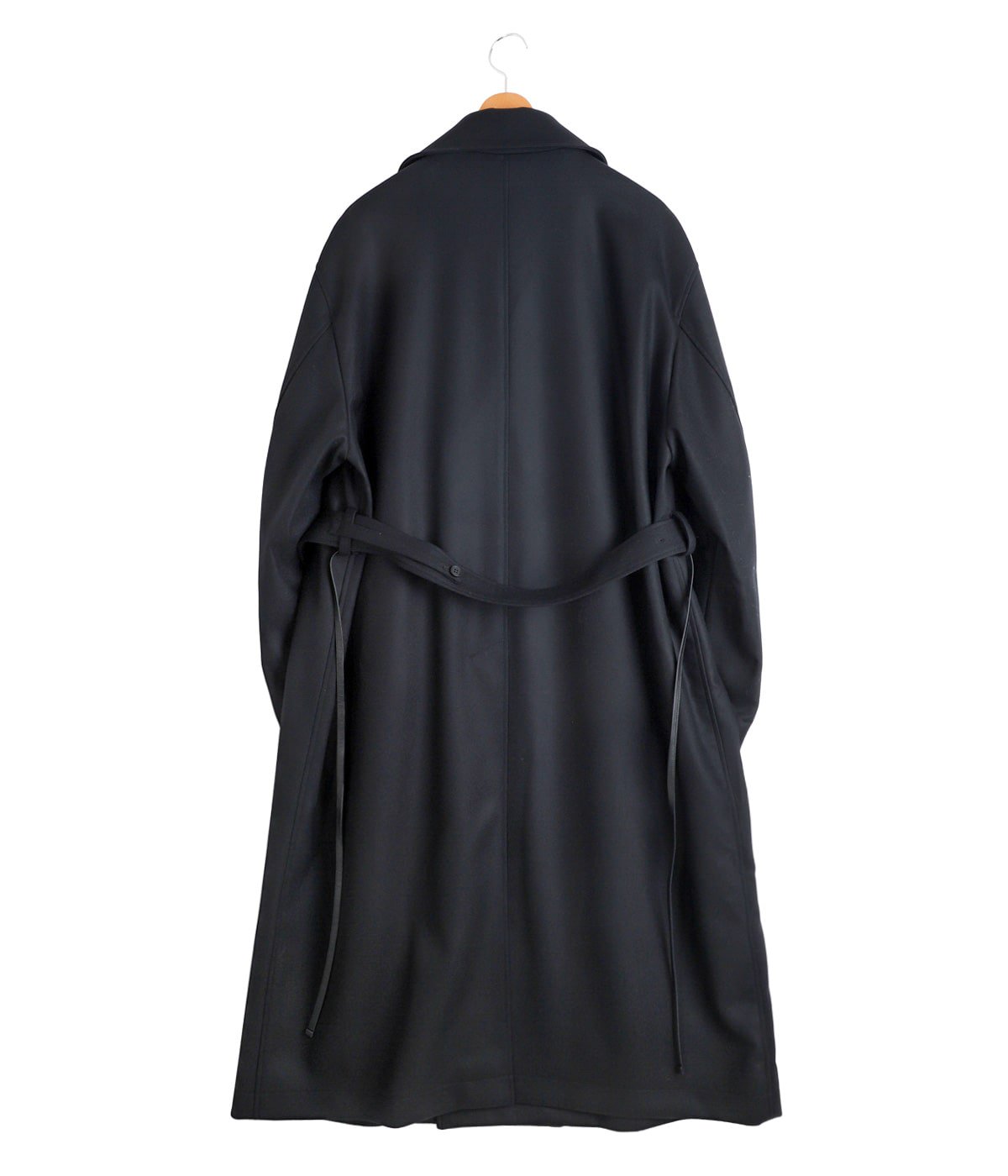 WOOL MELTON OVERSIZED DOUBLE BREASTED COAT | ssstein(シュタイン