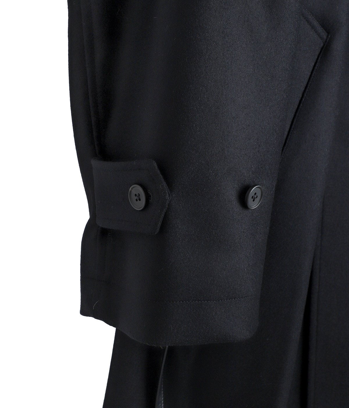 WOOL MELTON OVERSIZED DOUBLE BREASTED COAT | ssstein(シュタイン