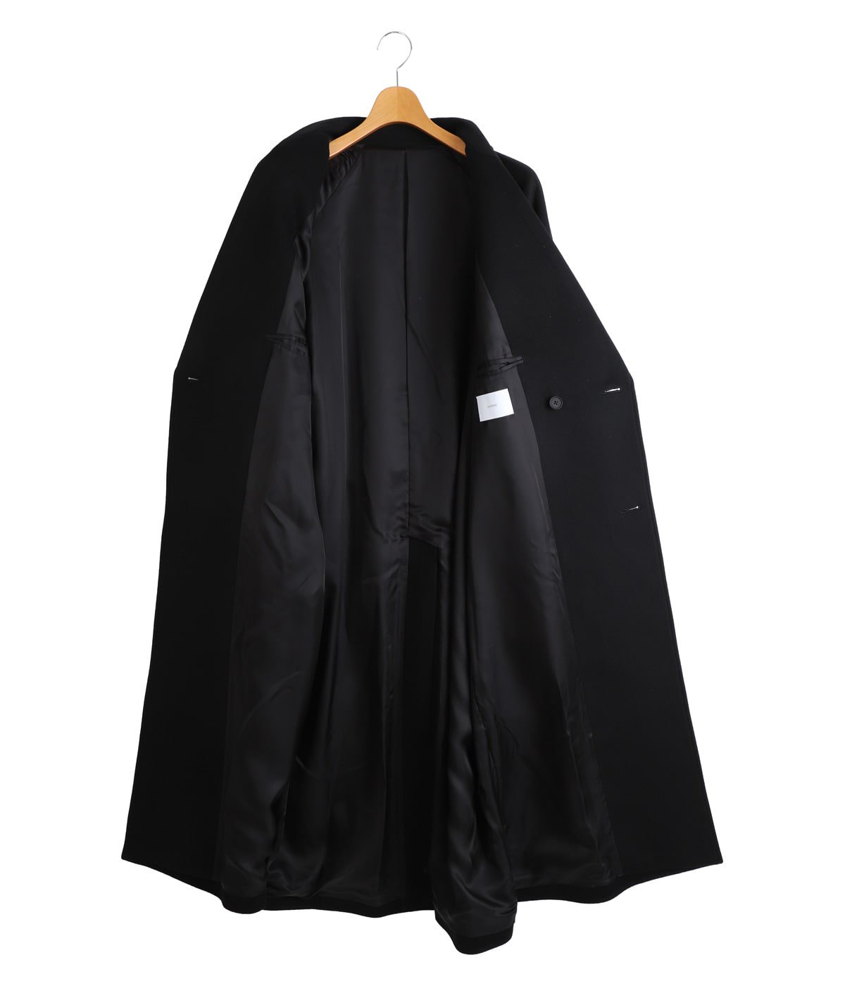 WOOL CASHMERE OVERSIZED PEAK LAPEL CHESTER COAT | ssstein