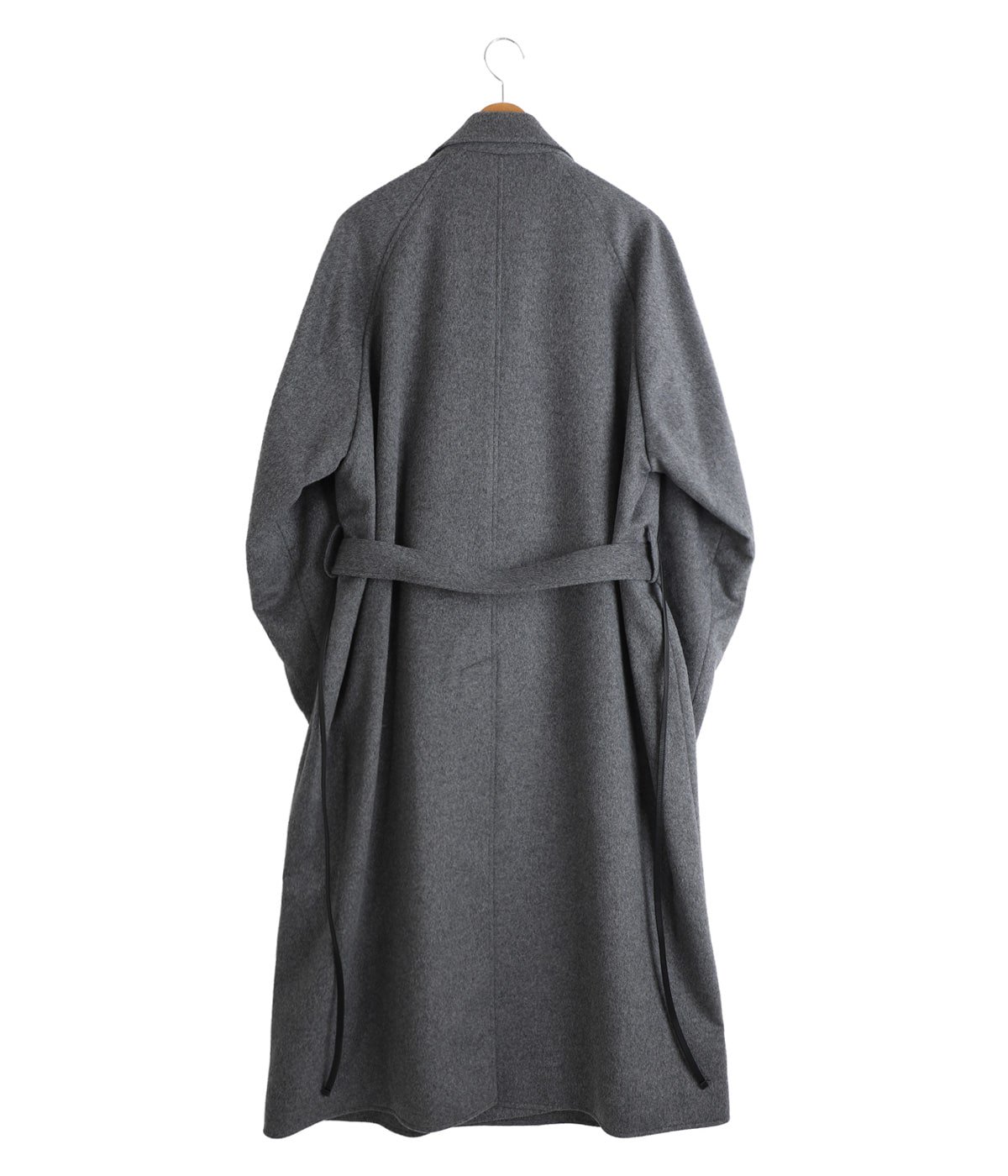 WOOL CASHMERE OVERSIZED PEAK LAPEL CHESTER COAT | ssstein