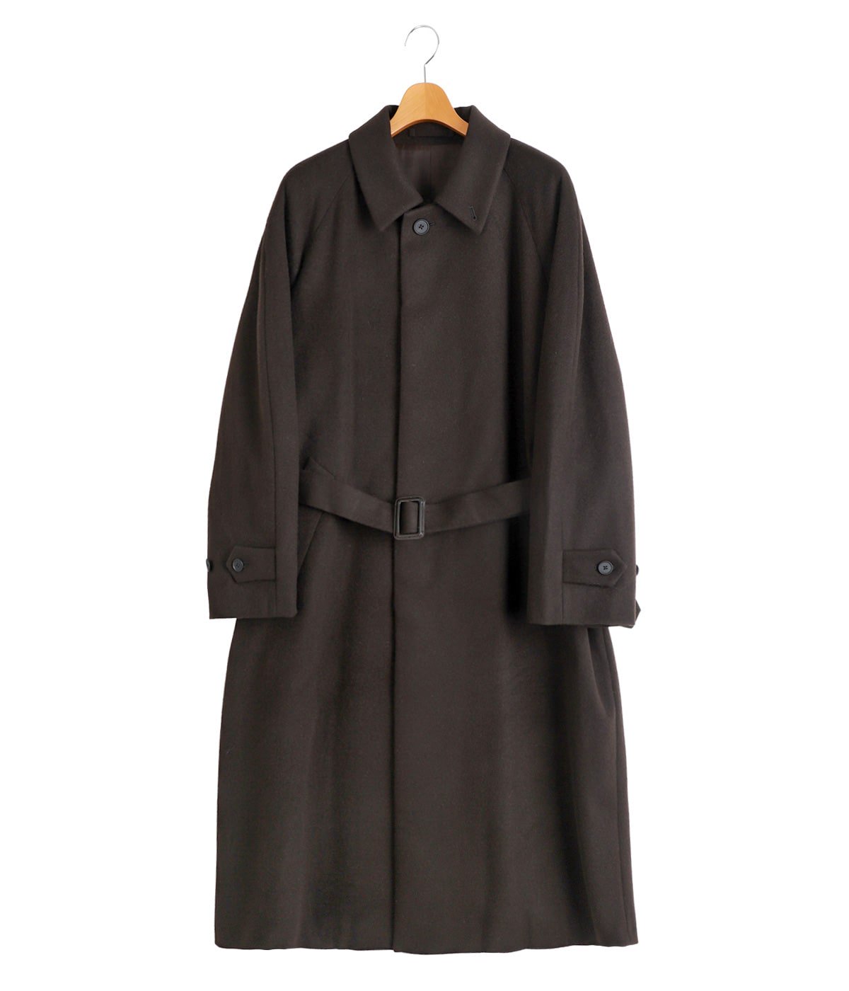 WOOL CASHMERE RAGLAN SLEEVE BALMACAAN COAT | ssstein(シュタイン