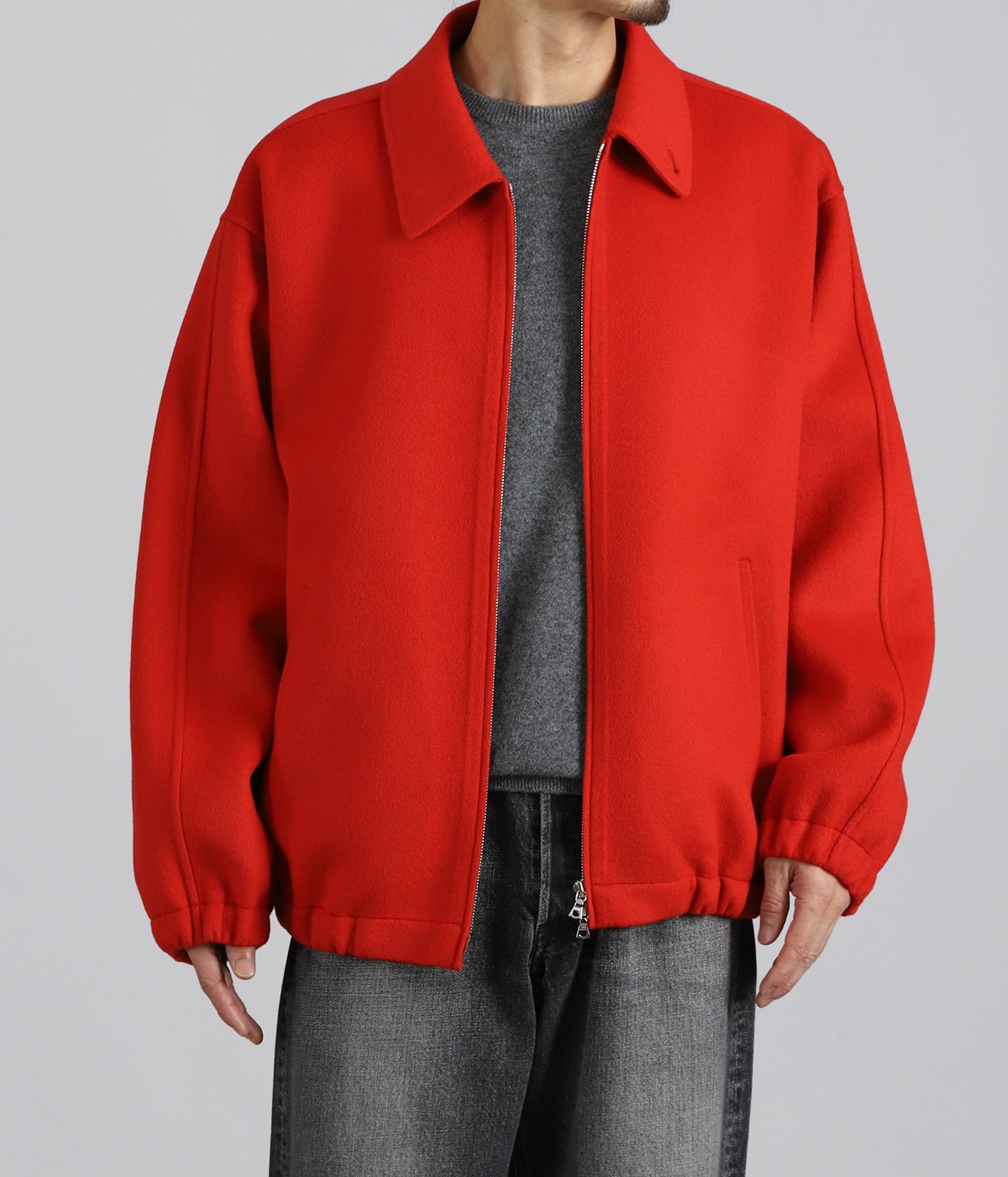 W/CA DOUBLE FACE CLOTH ZIP JACKET | ssstein(シュタイン) / アウター