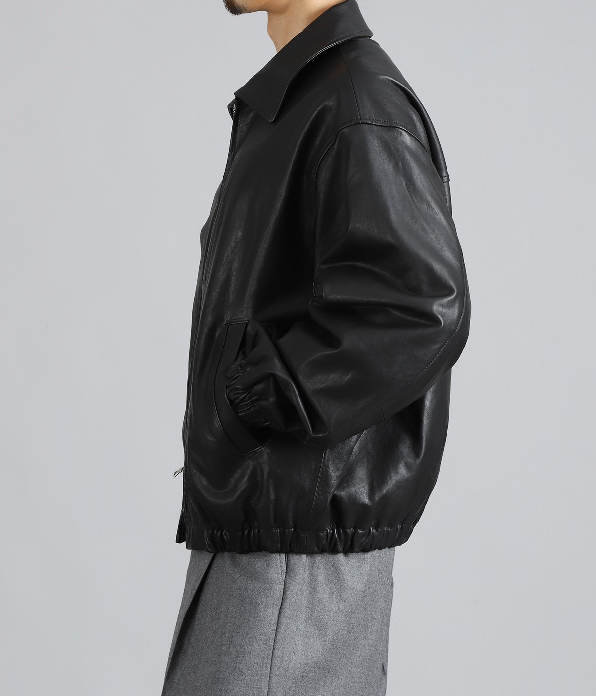 CALF ZIP SHORT JACKET | ssstein(シュタイン) / アウター レザー