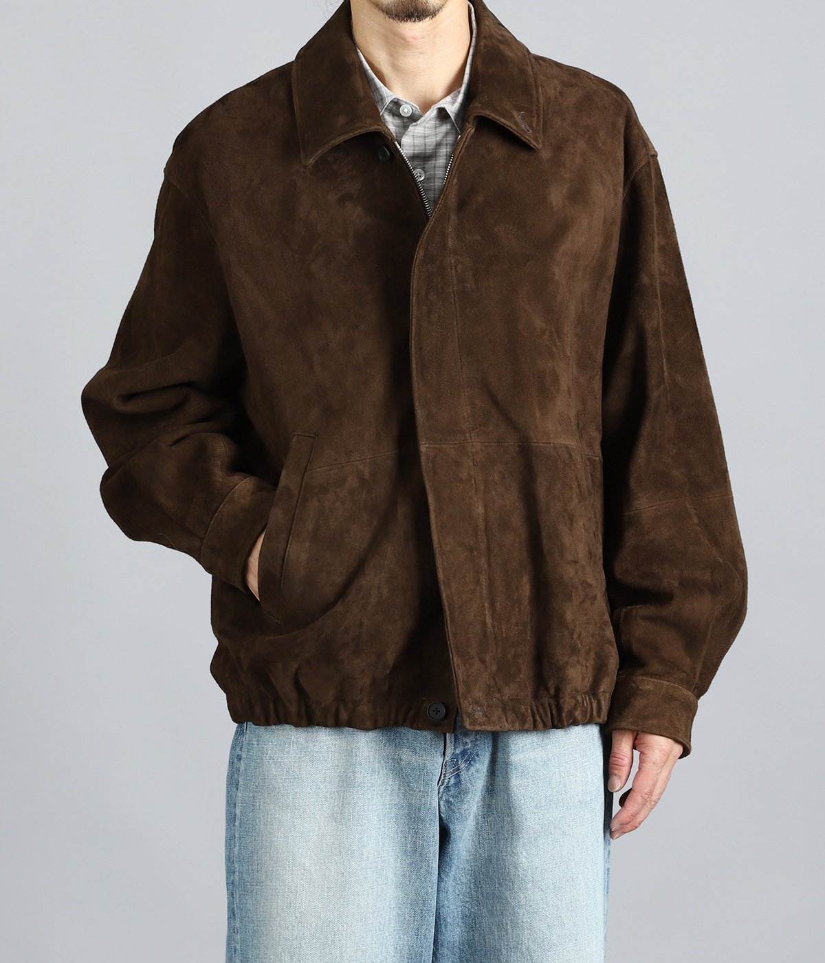 レザージャケット Suede Jacket GOAT SUEDE ZIP JACKET | ssstein(シュタイン) / アウター レザー