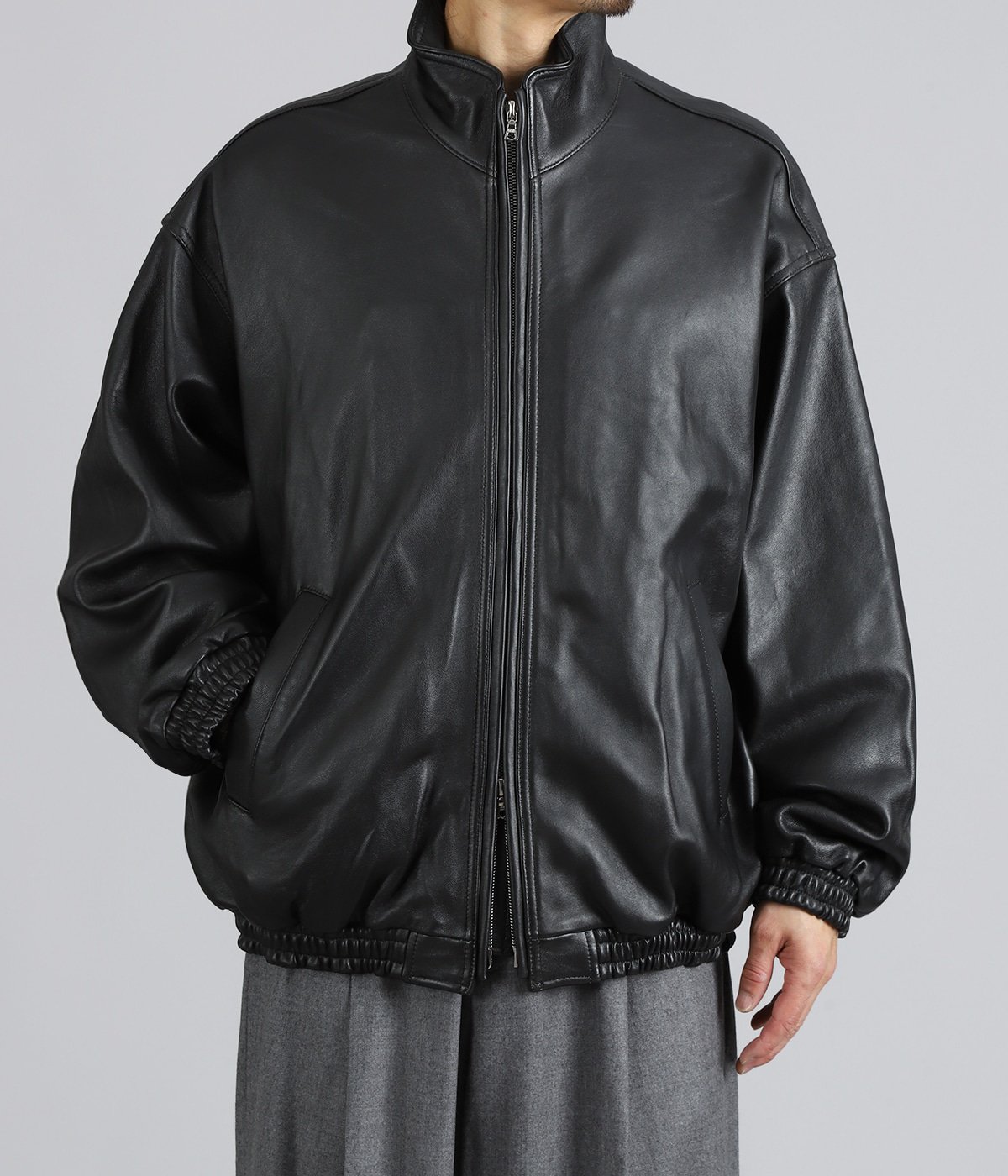 SHEEP LEATHER STAND COLLAR JACKET | ssstein(シュタイン) / アウター
