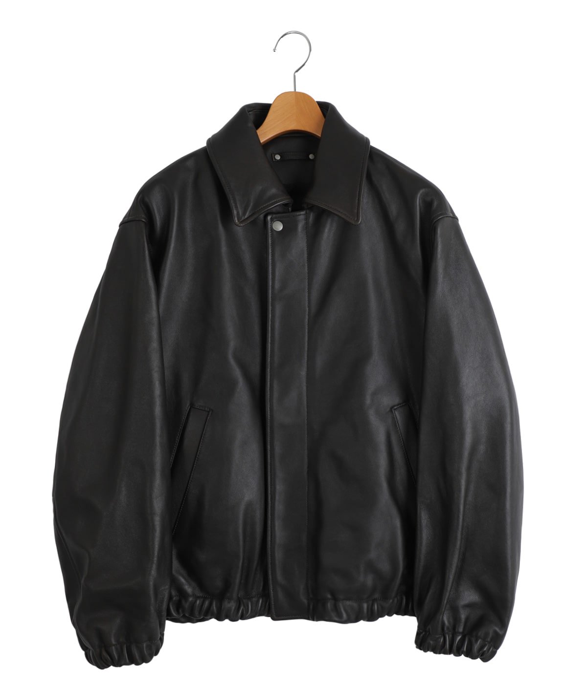 【極美品】レザージャケット ブラック　黒　JOSEPH ABBOUD 本革　羊革 SHEEP LEATHER ZIP SHORT JACKET | ssstein(シュタイン) / アウター